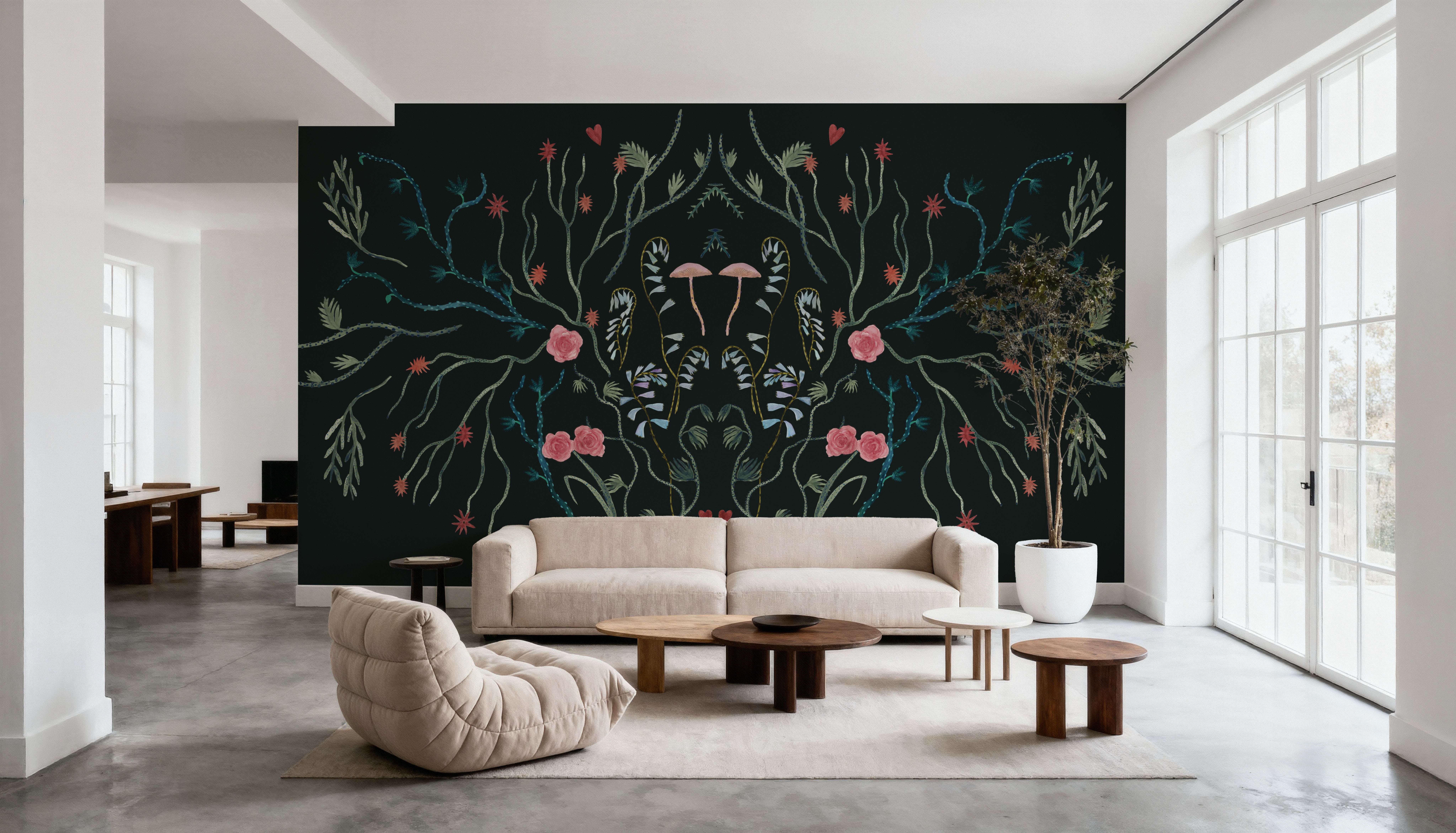 Wonderland Ornament, Wallpaper