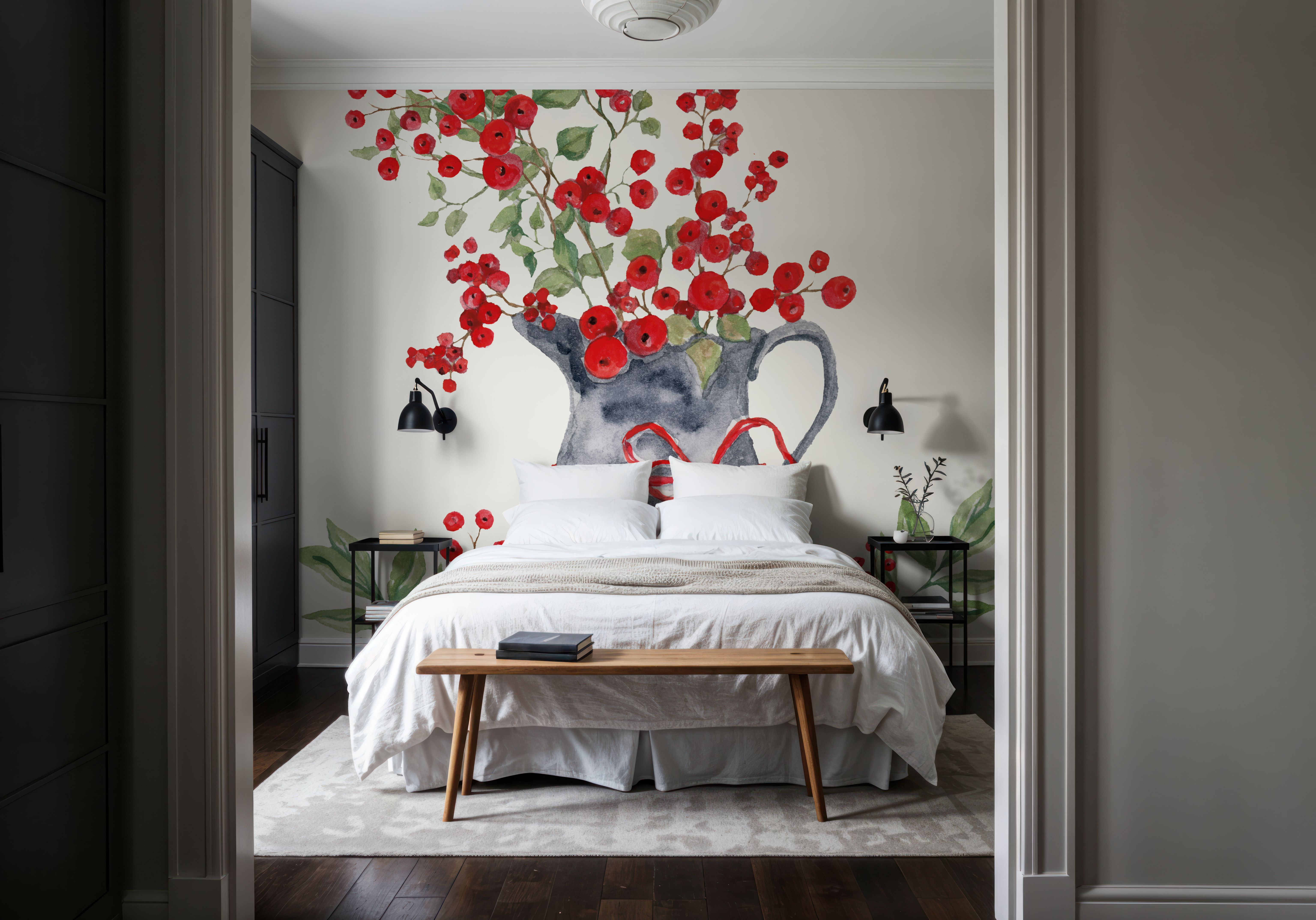 Winterberry Tidings IV, Carte da parati