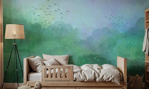Dreamy Landscape, Powder Blue