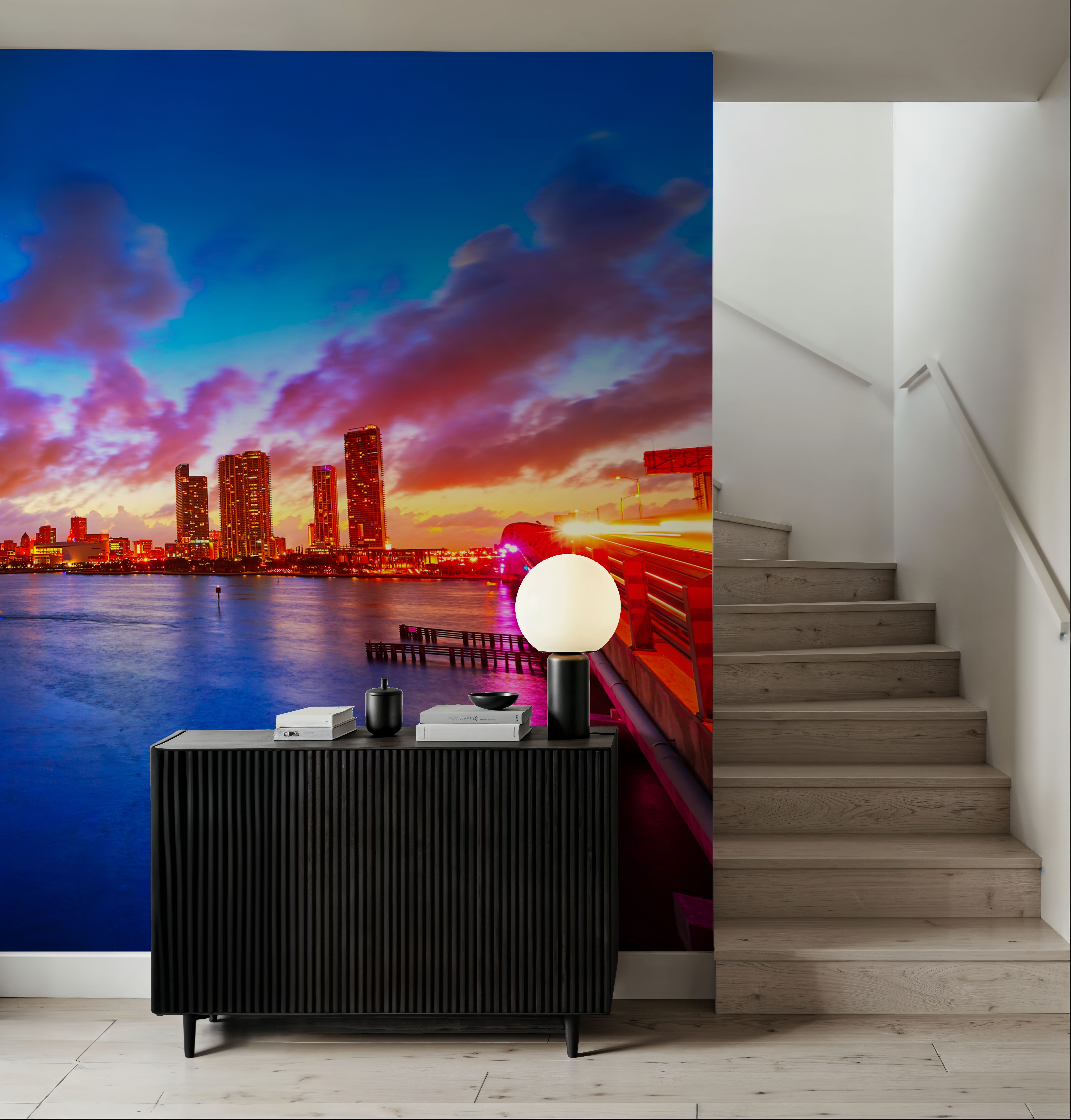 Miami Downtown Sunset