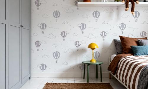 Petite Air Ballons, Lavender Gray