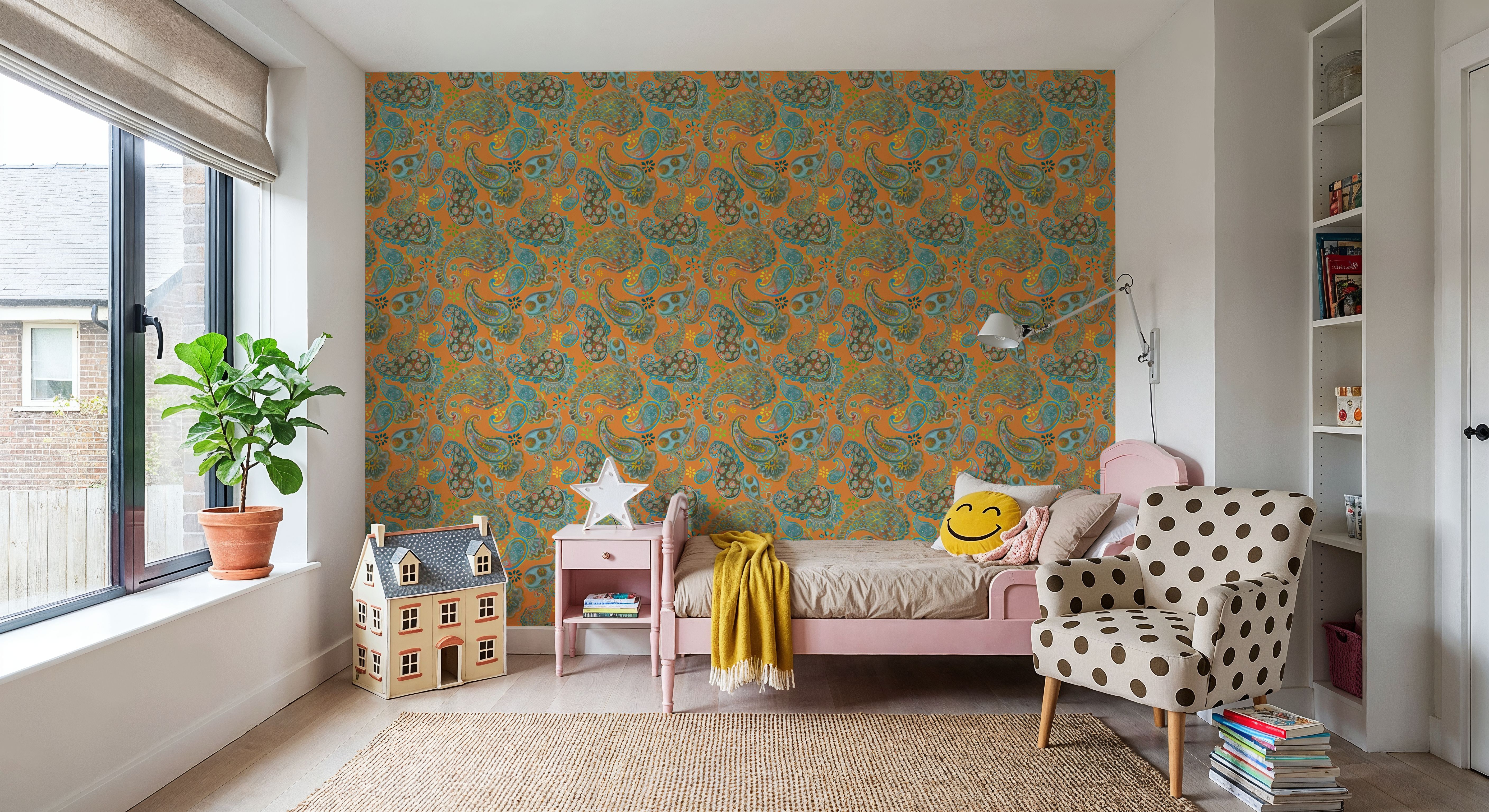 Big on Paisley Orange