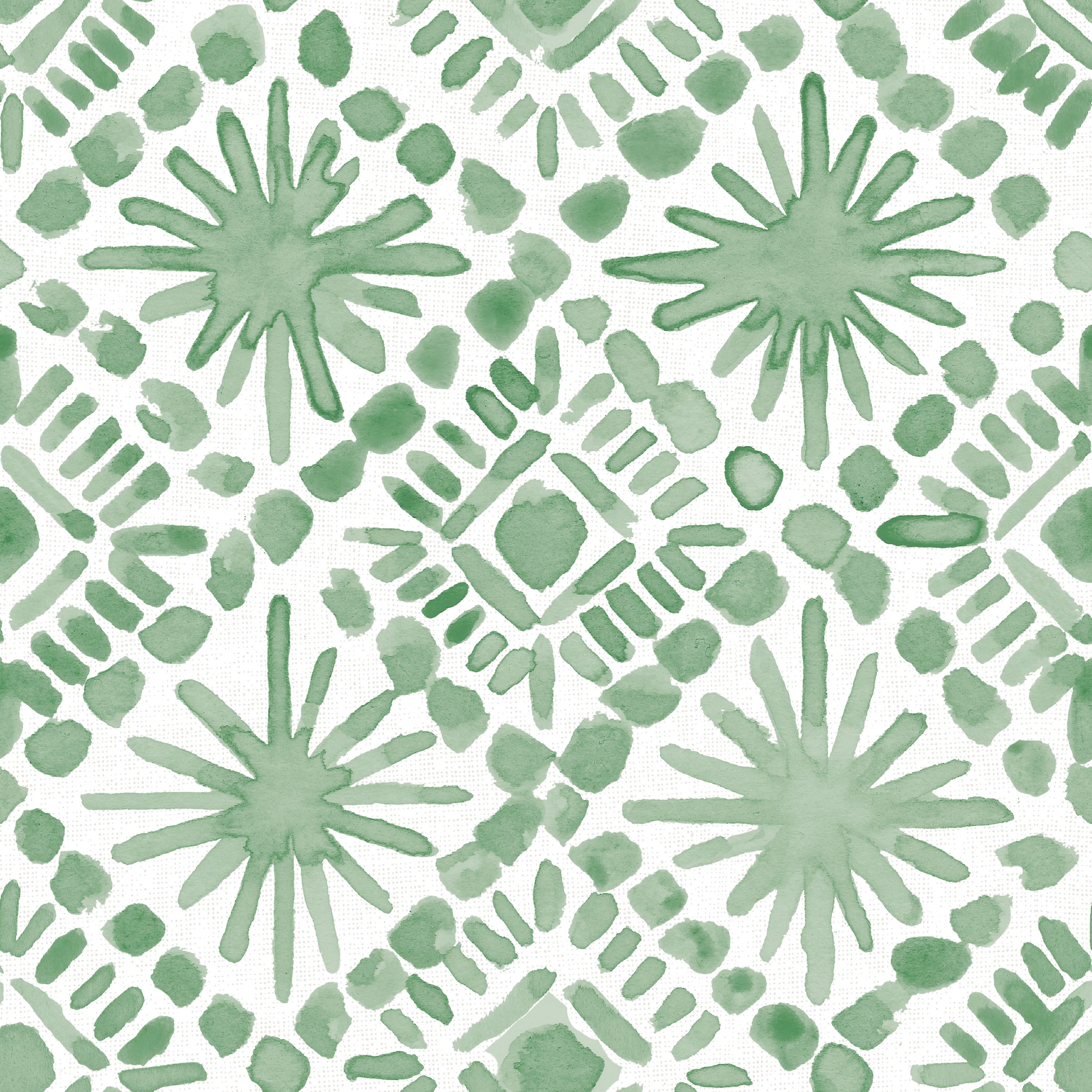 Paradise Splash Dark Green