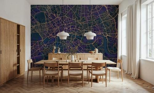 Central London Blue & Gold
