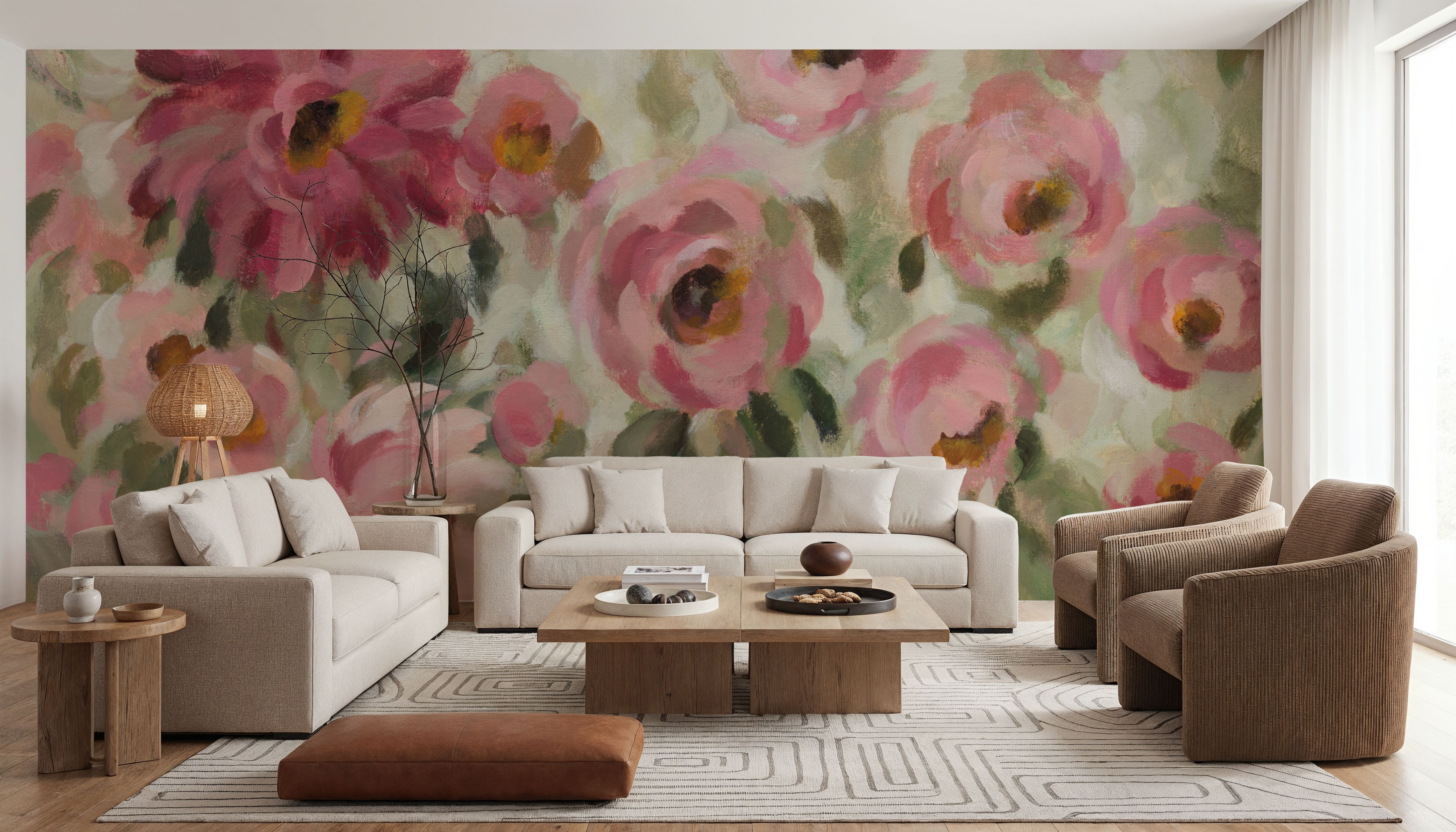 Pink and Sage Garden