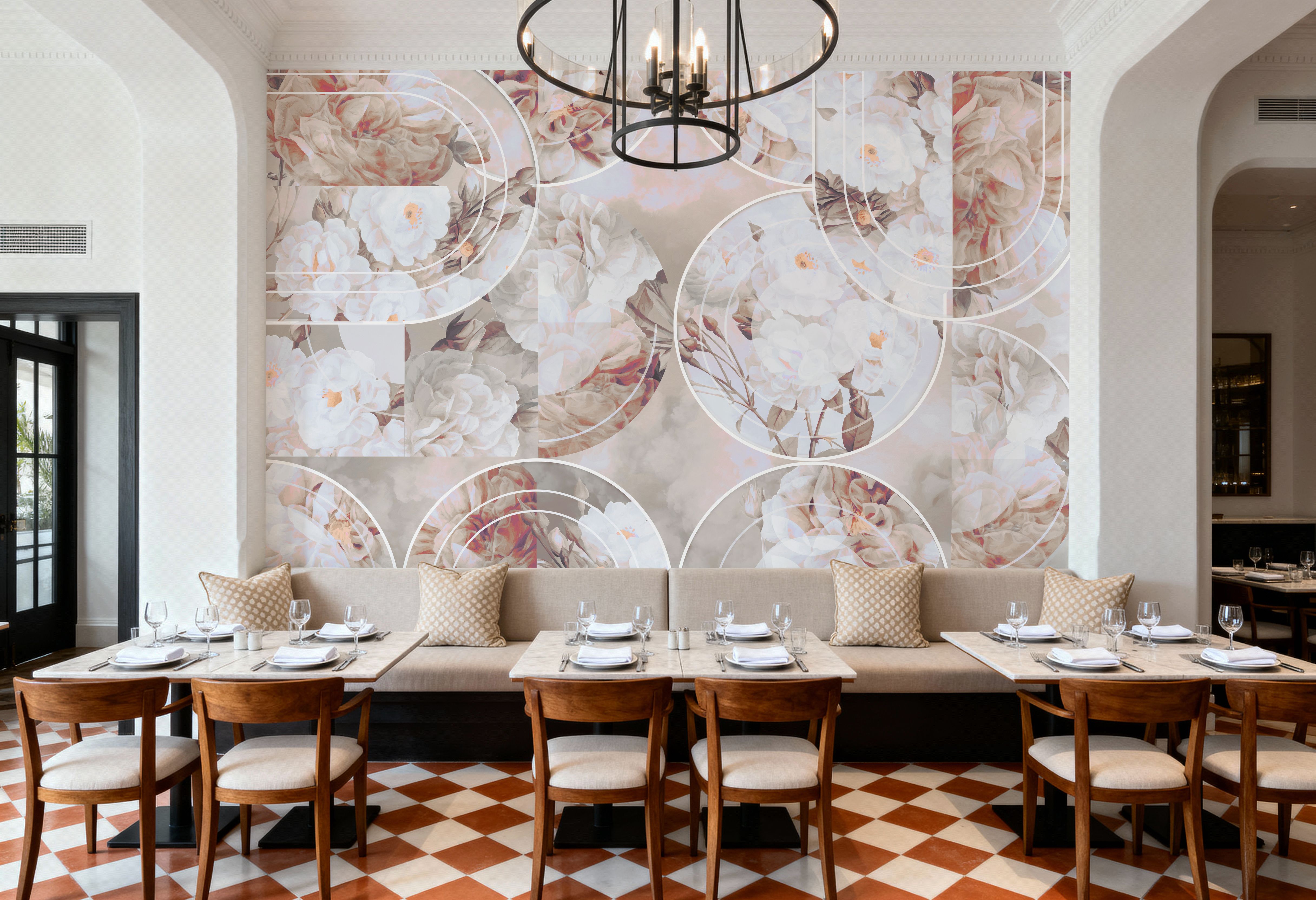 Retro Roses, Wallpaper