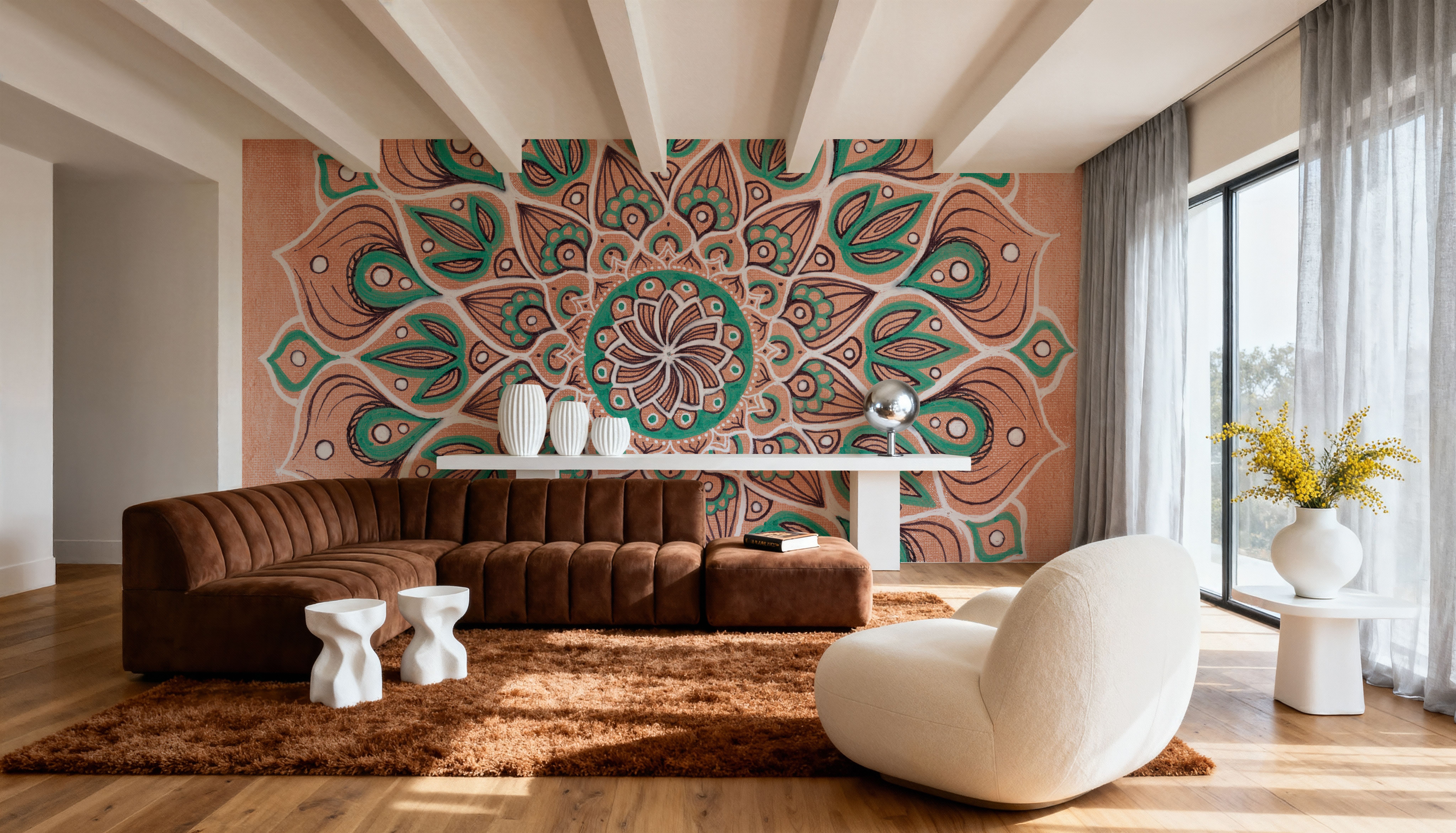 Spiral Mandala, Wallpaper