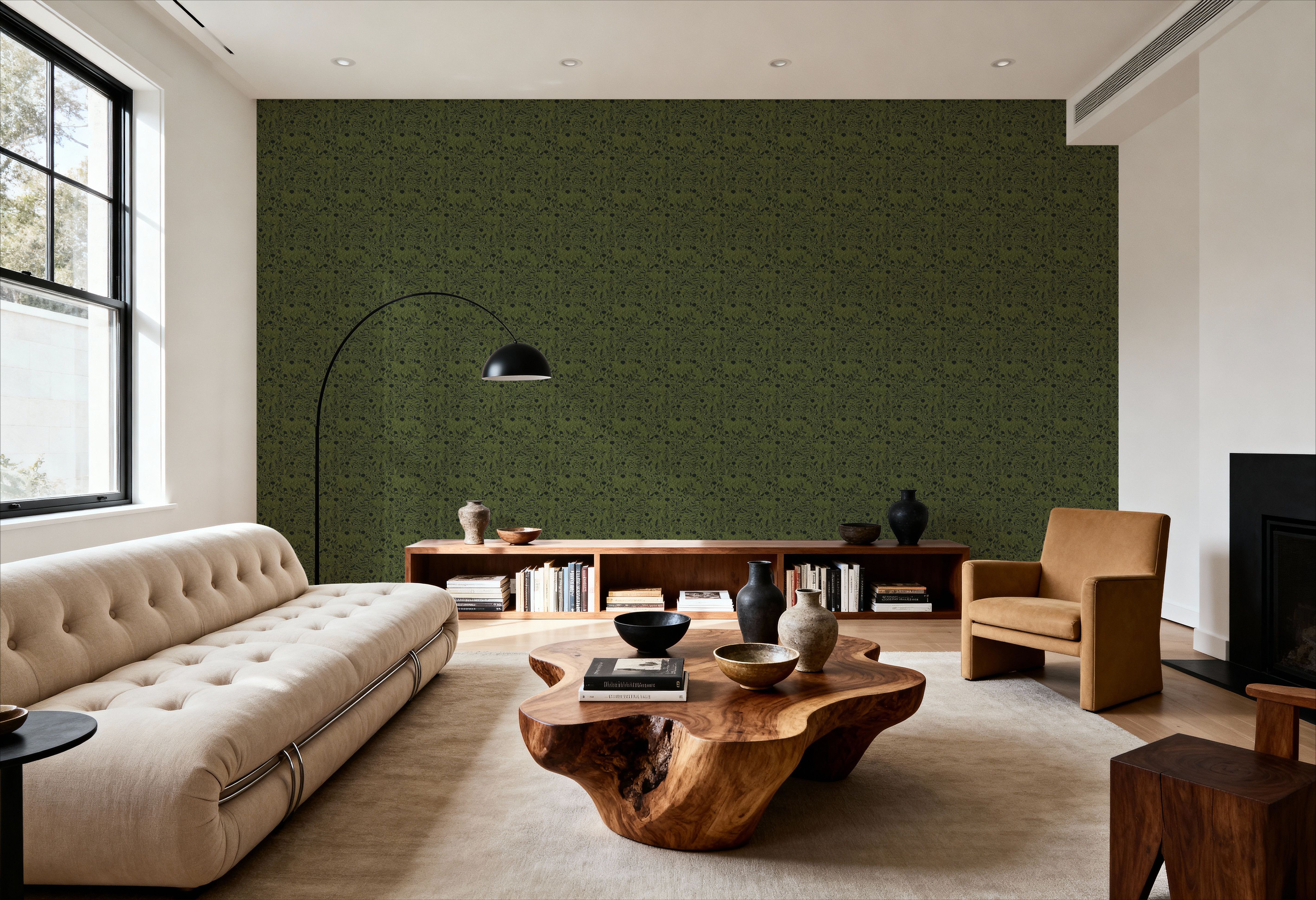 Pomegranate Grove, Moss, Papel de parede
