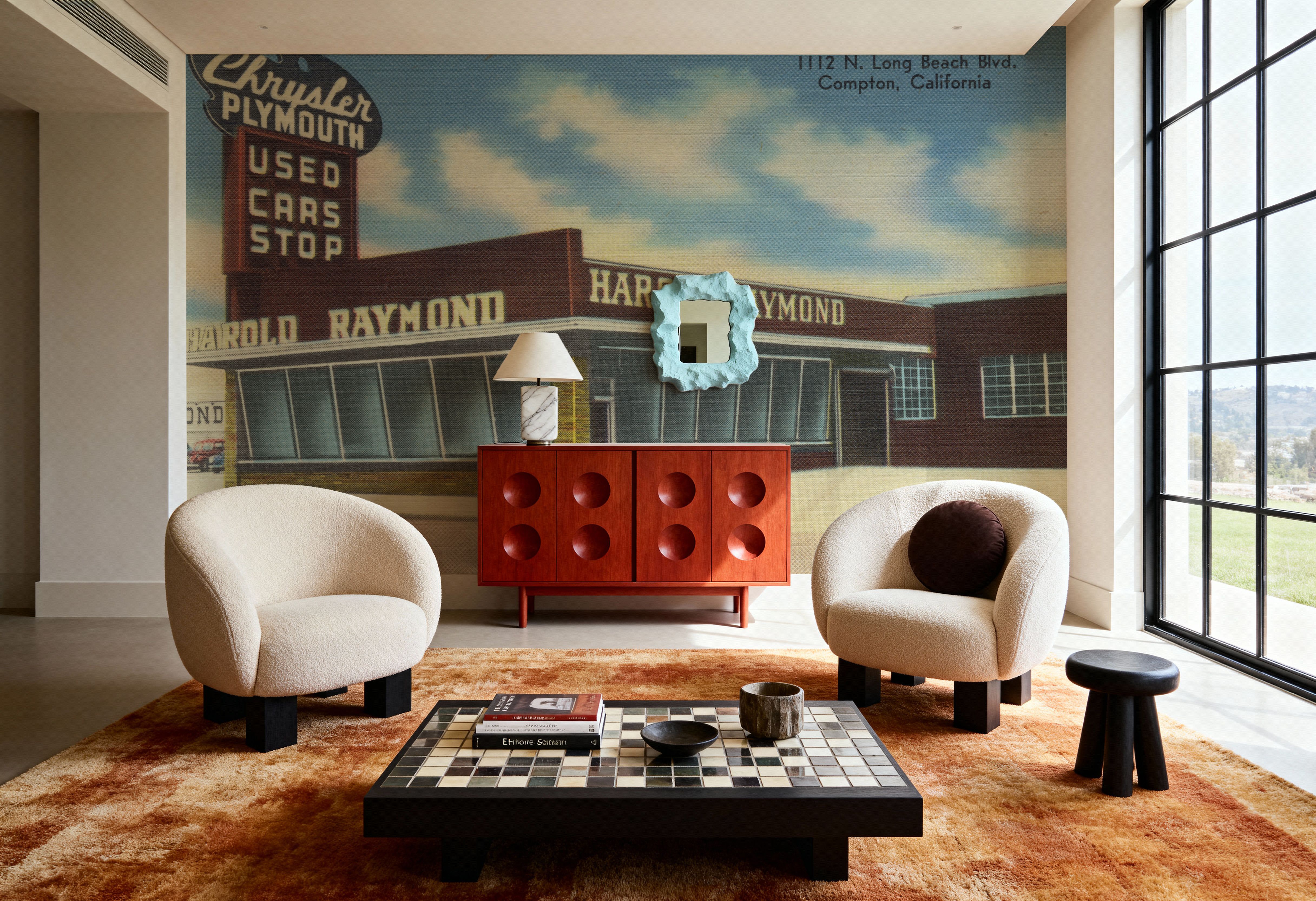 Greetings from Used Car Stop - Screenprint Postcard