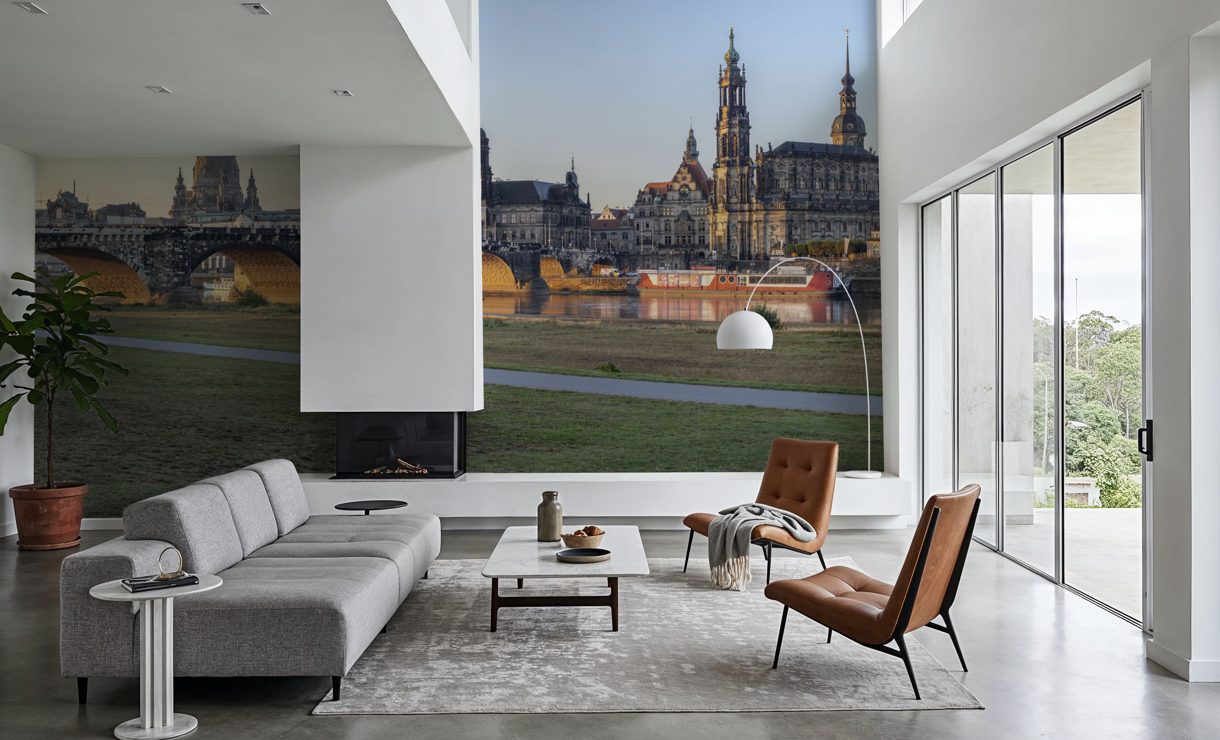 Golden Bridge Reflection, Carte da parati