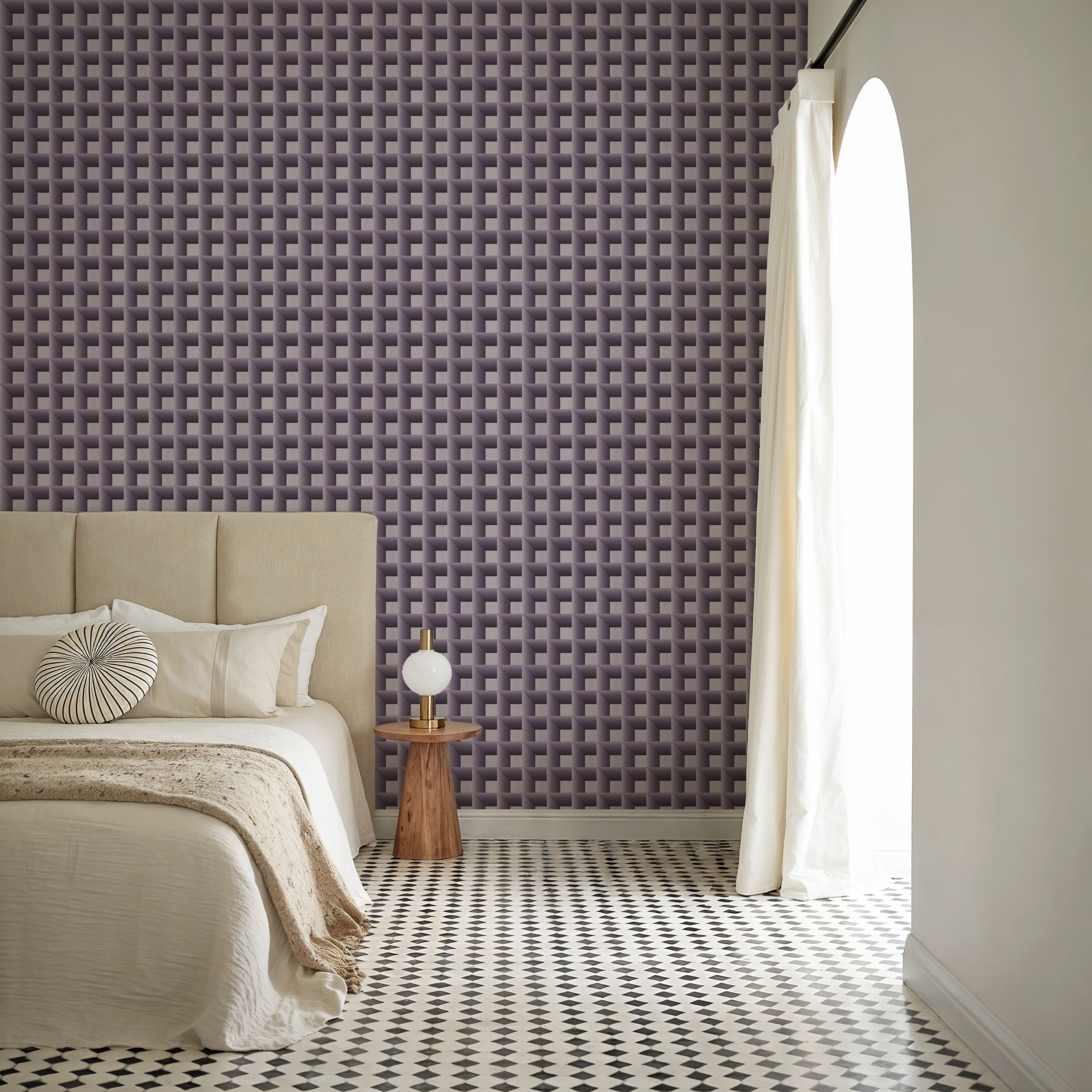 Decorative Cubes, Purple