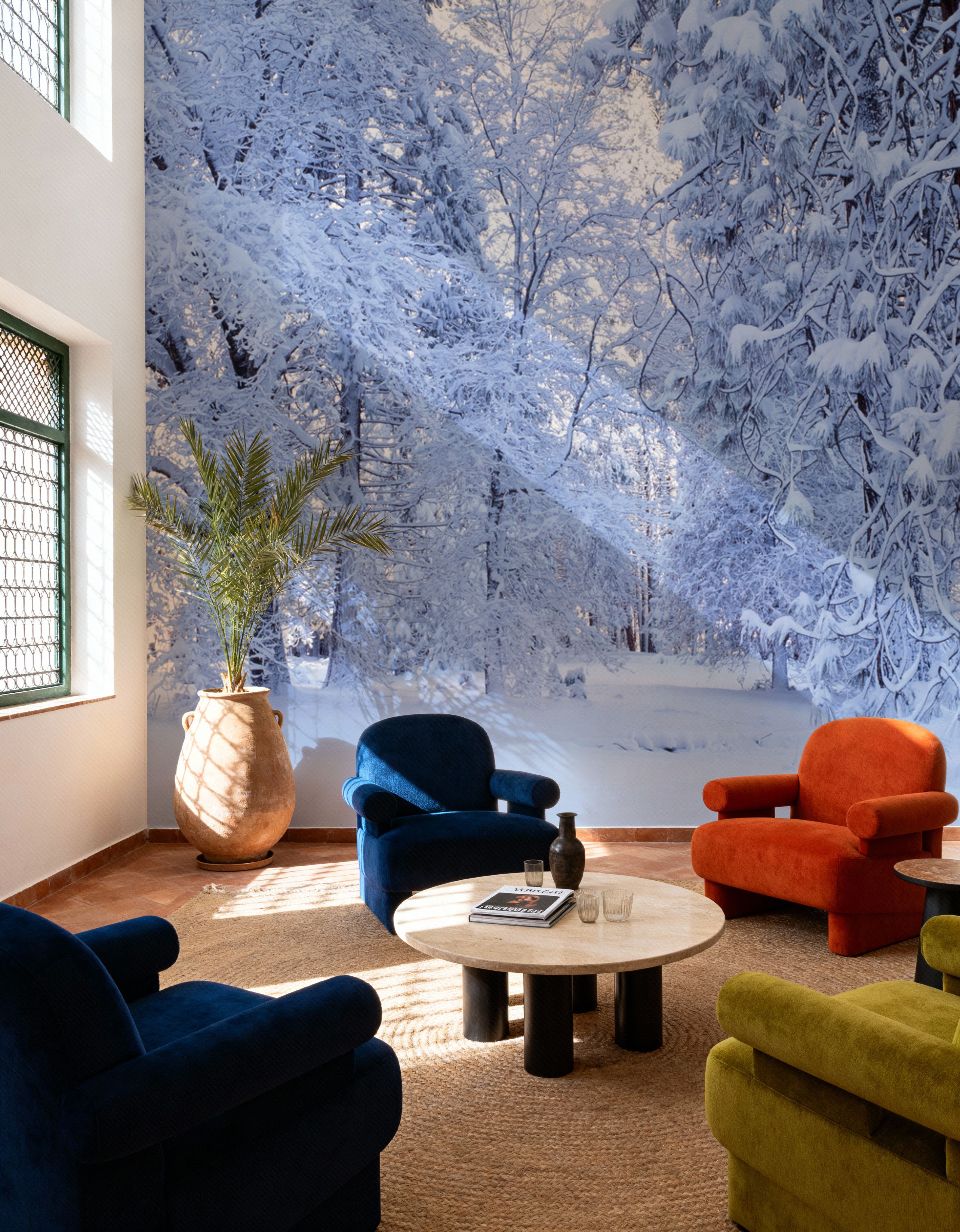 Snow-Laden Forest