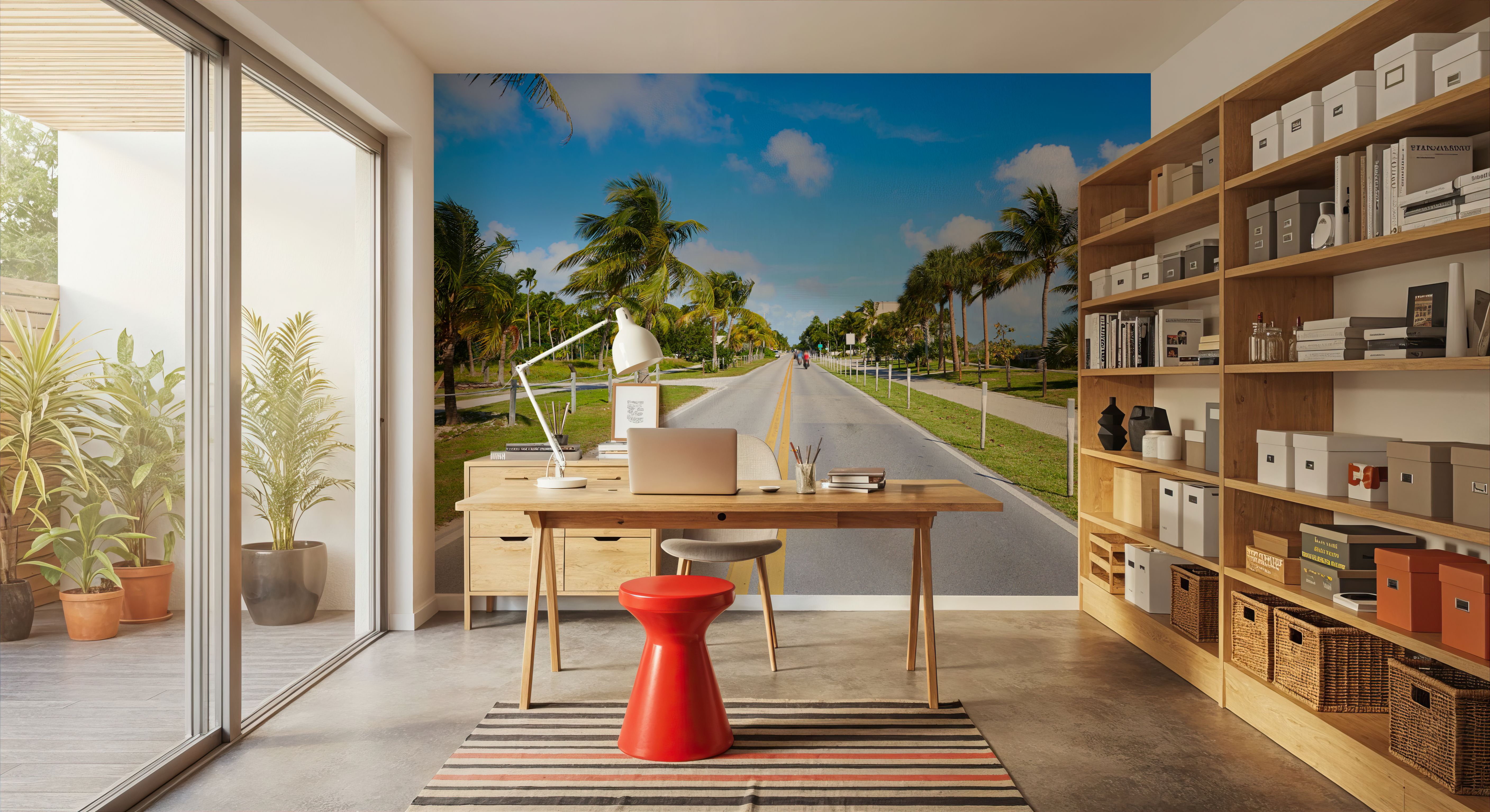 Going Down the Keys, Tapeten