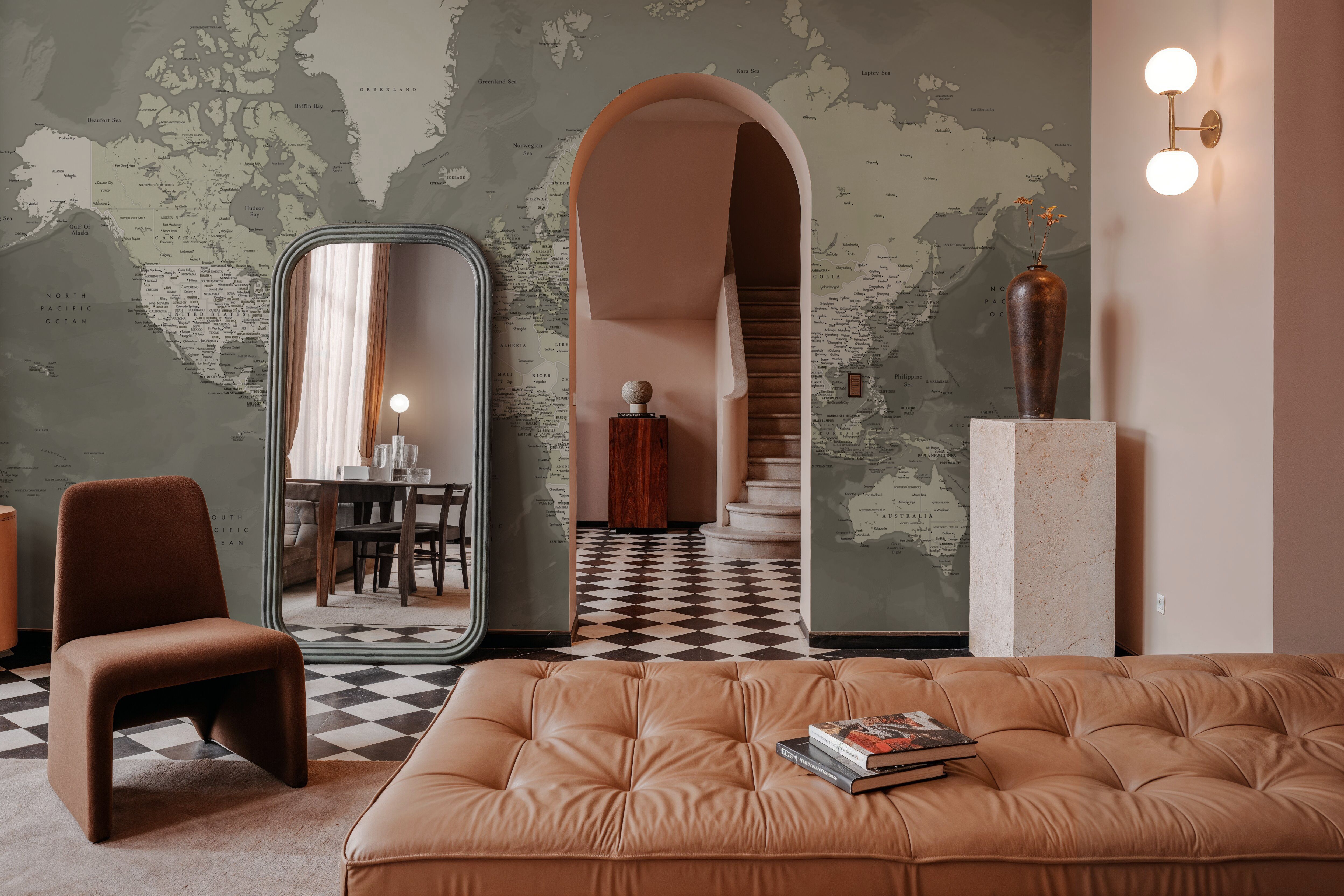 World Map Cities - Faolan, Wallpaper