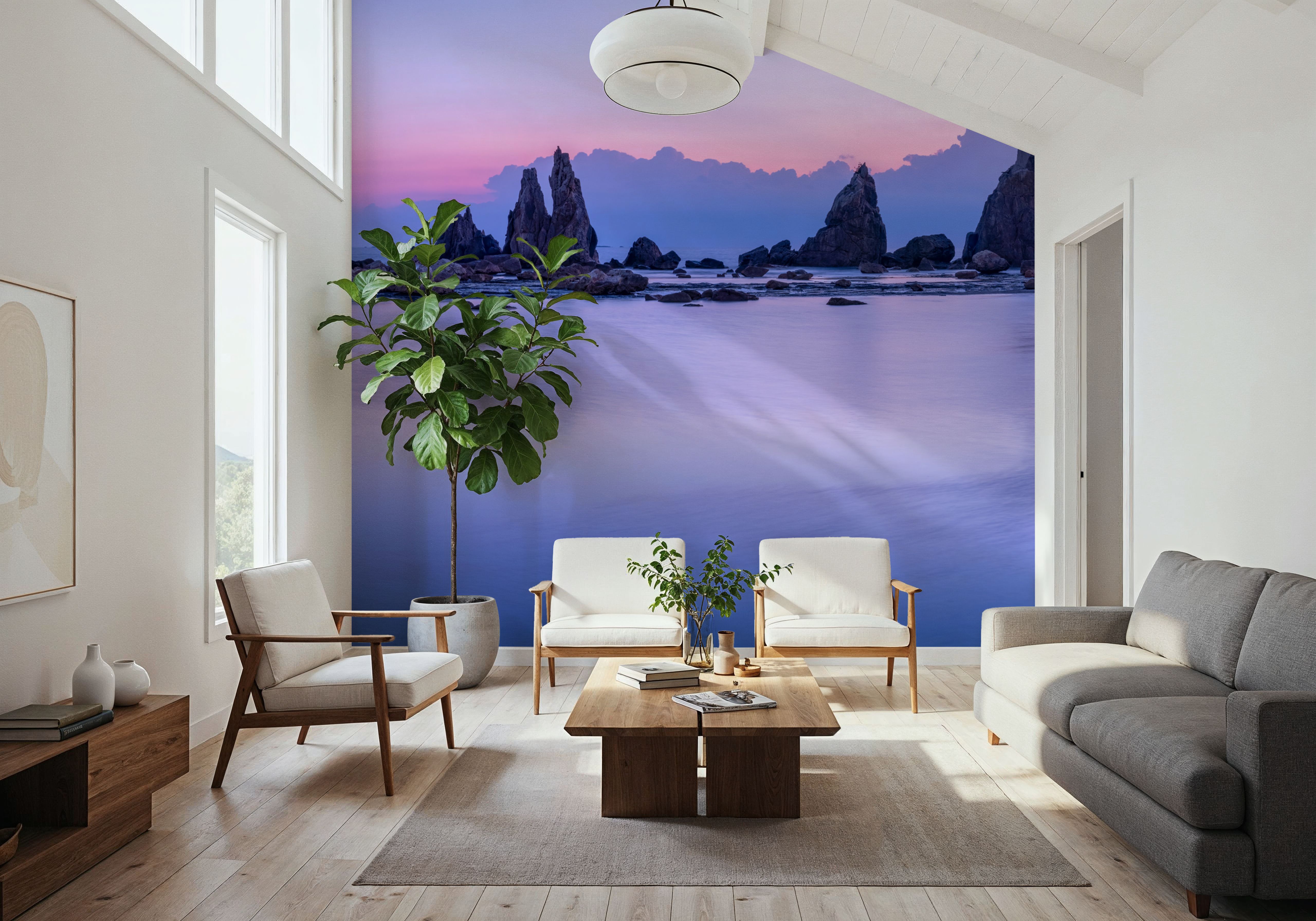 Hashigui-iwa Rocks at Dawn