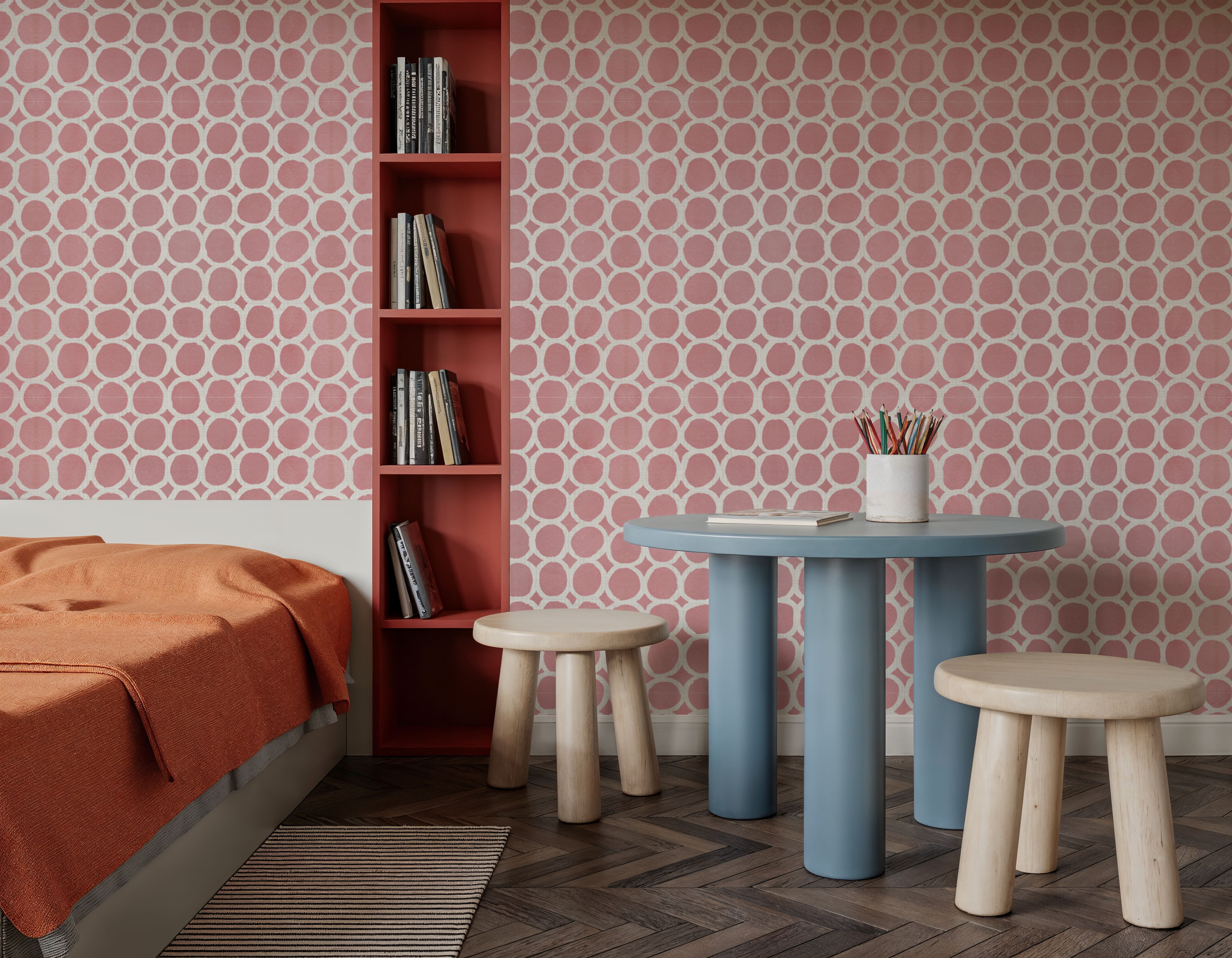 Mixed Red Circles Inverse