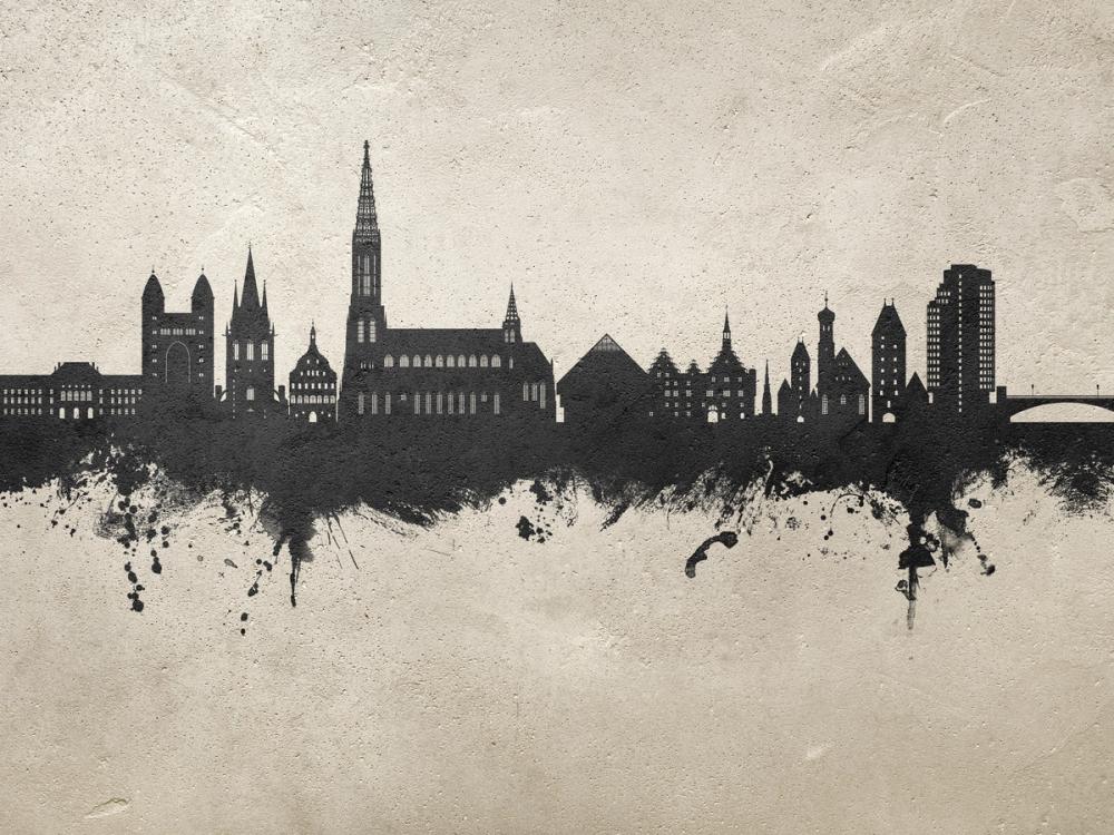 Ulm Germany Skyline Concrete