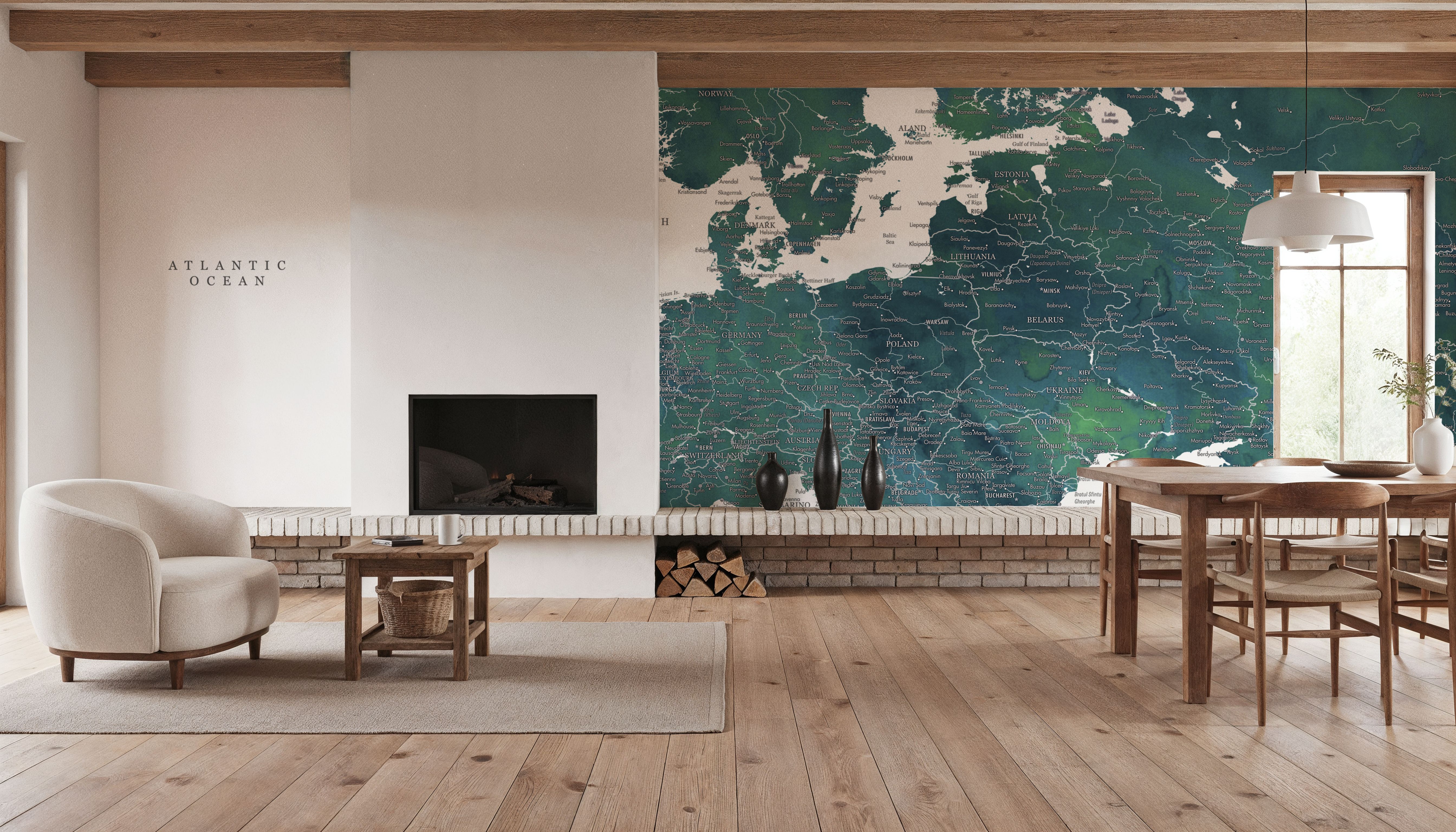 Europe Map Detailed - Nyla