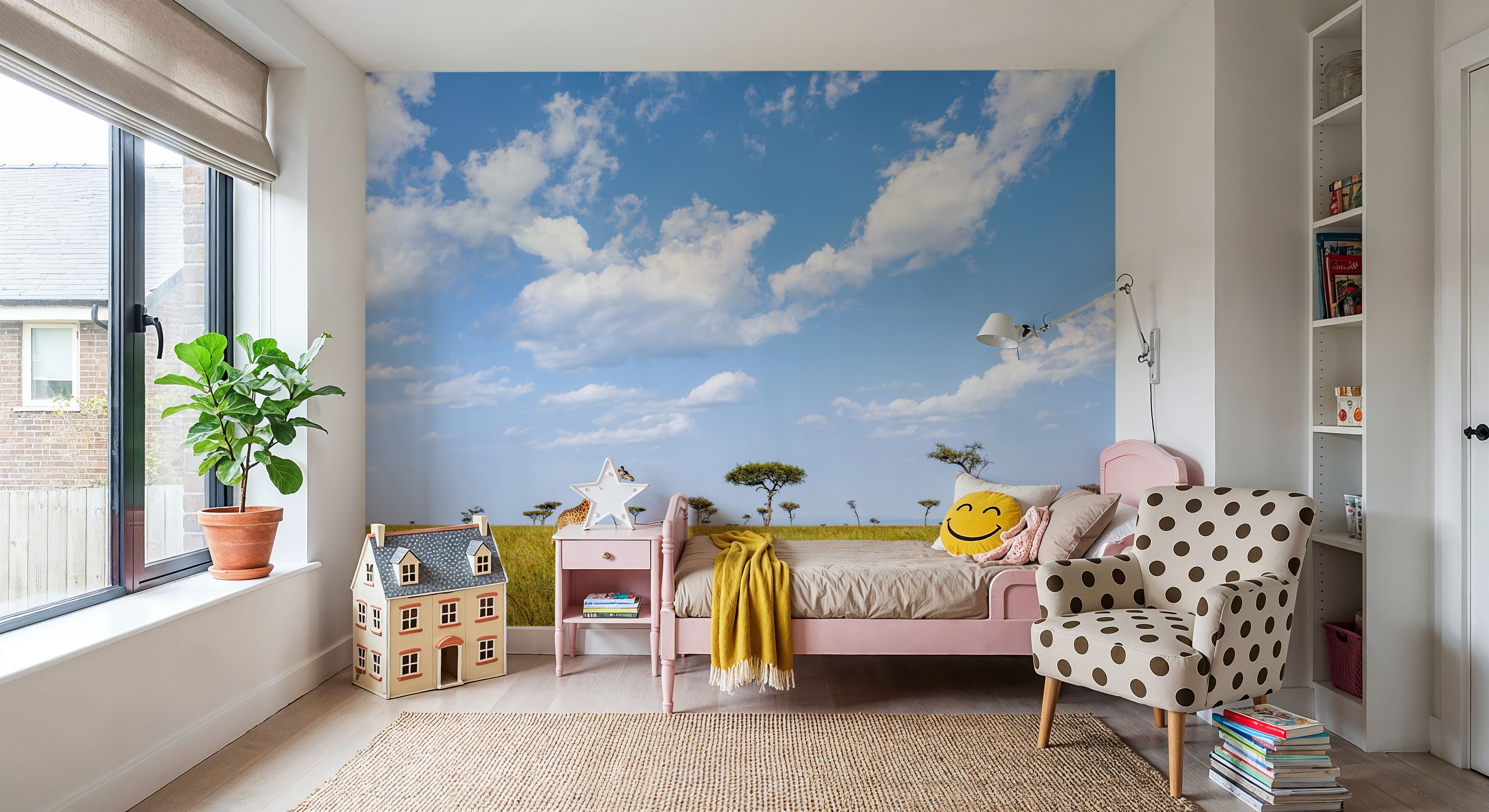 Giraffe Walk, Wallpaper