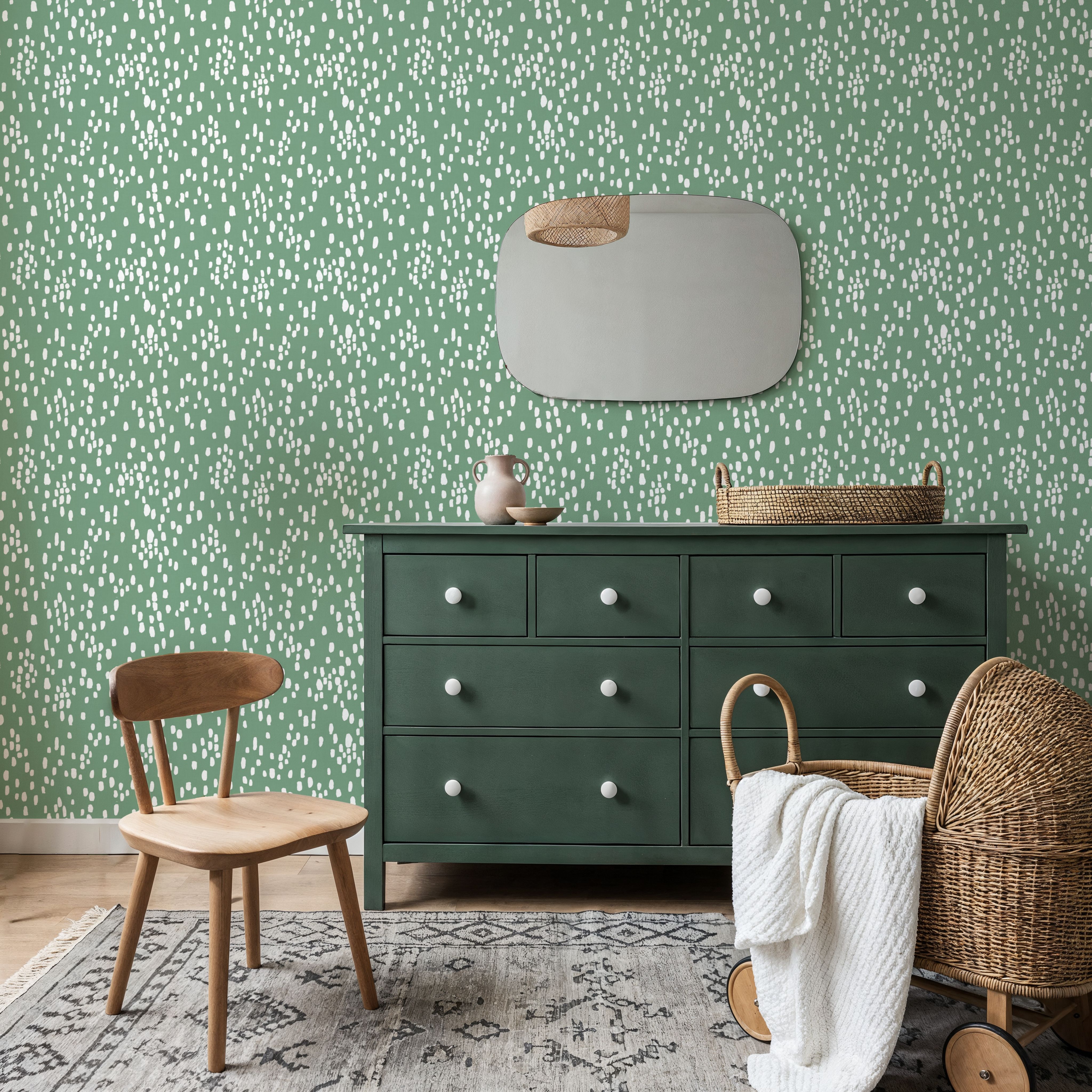 Paradise Rain Dark Green