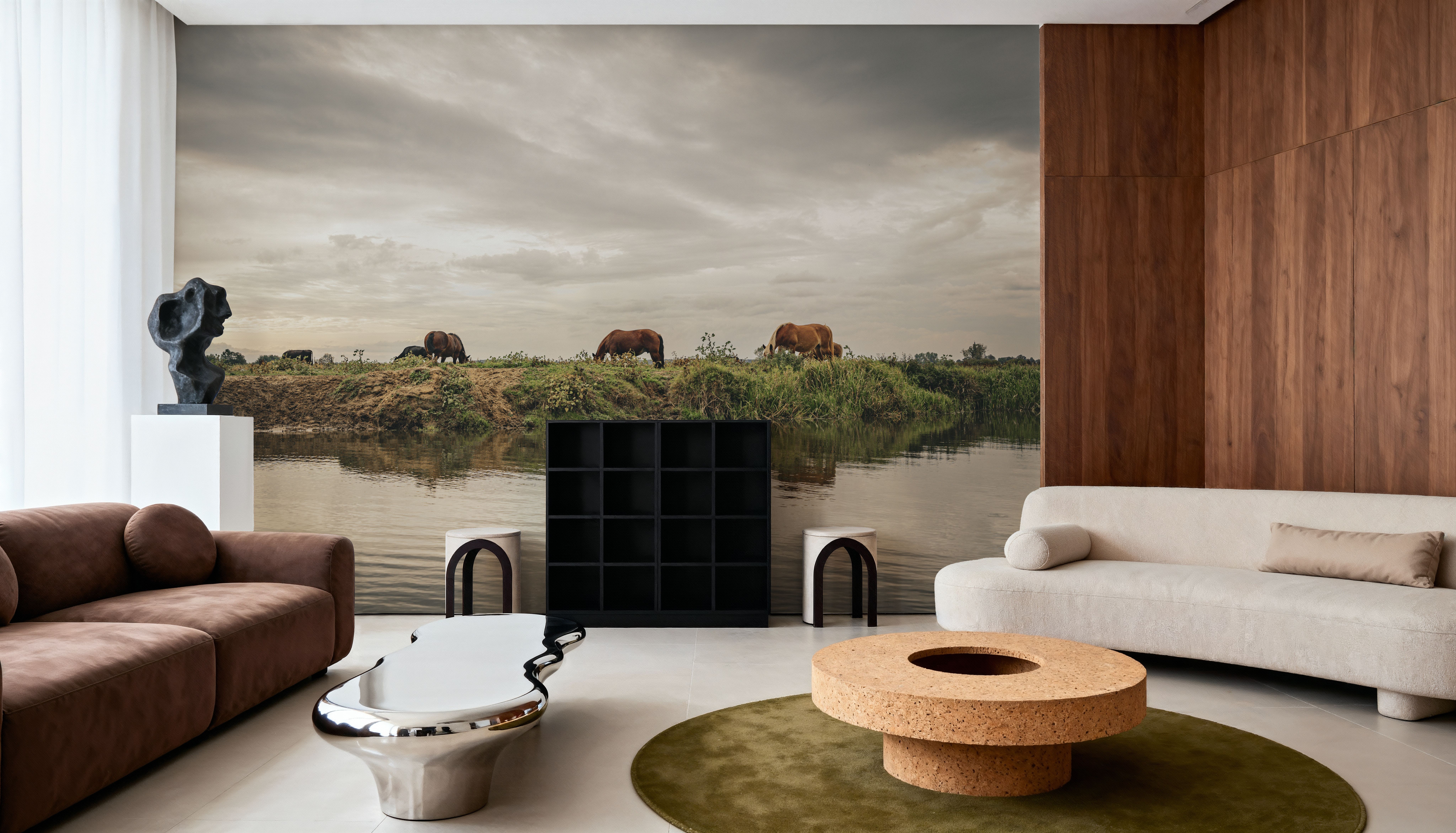 Idyll on The River, Wallpaper