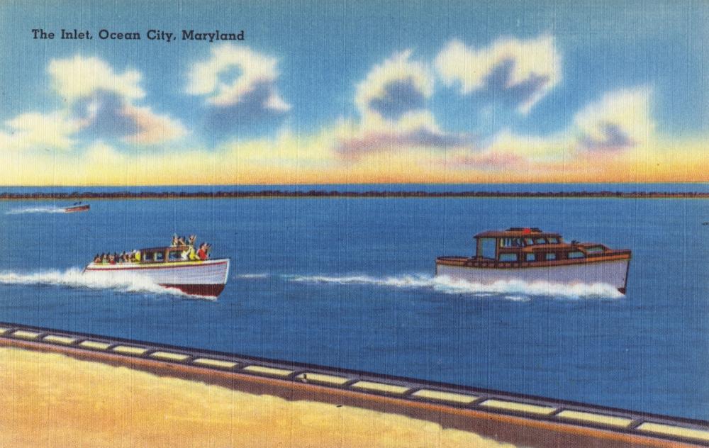 Greetings from the Inlet - Screenprint Postcard