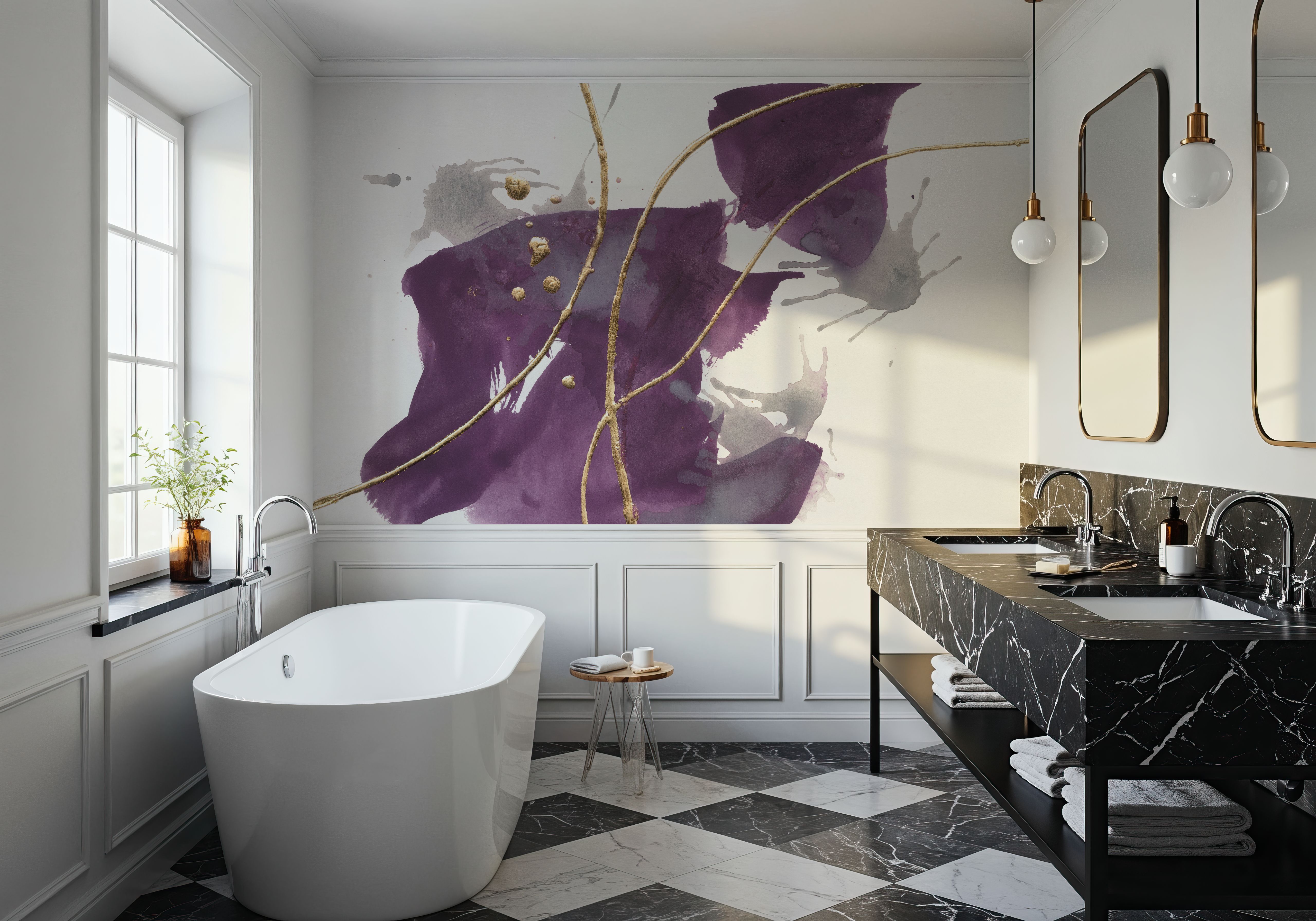 Plum and Bright I