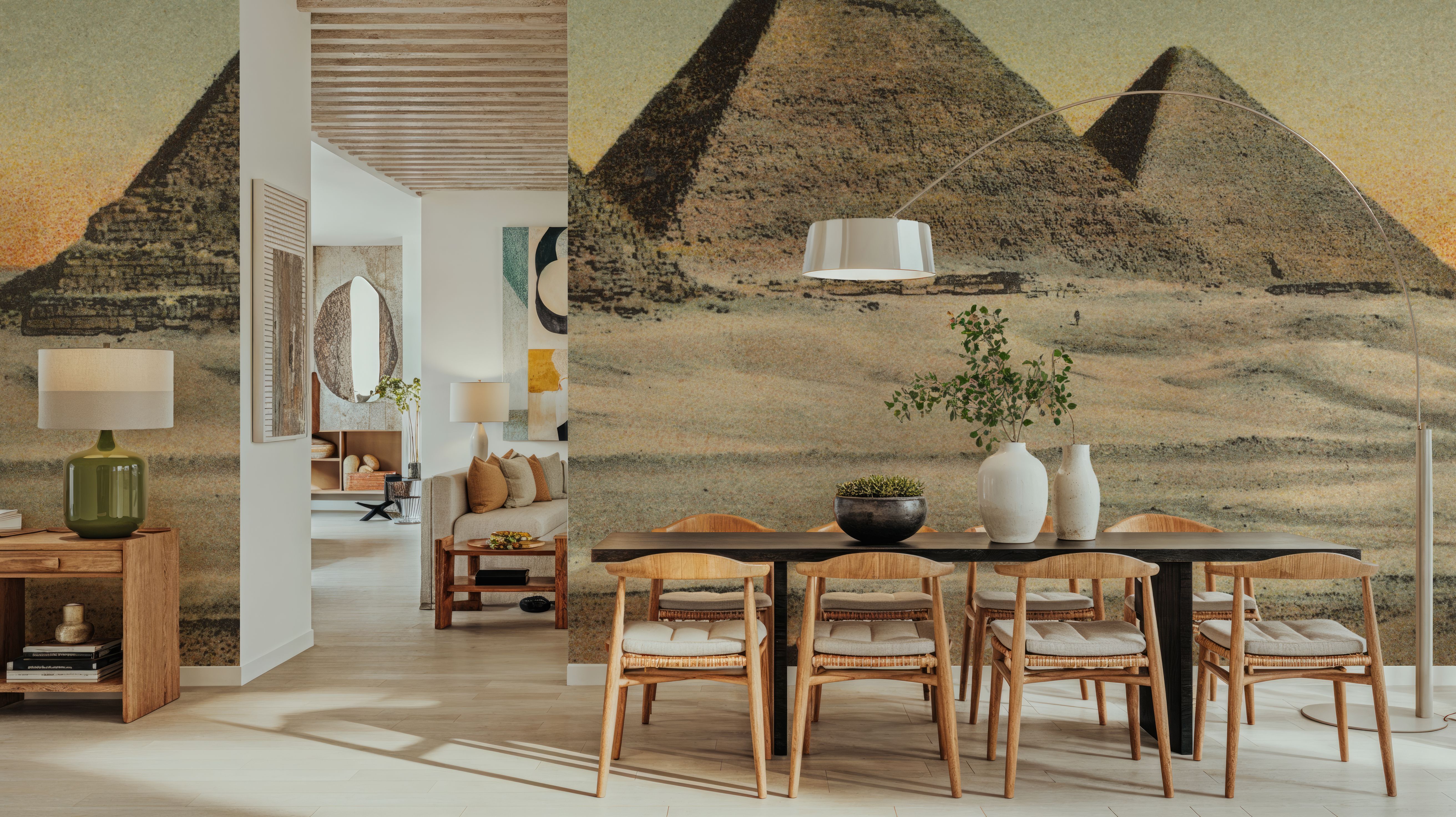Cairo Pyramids - Screenprint