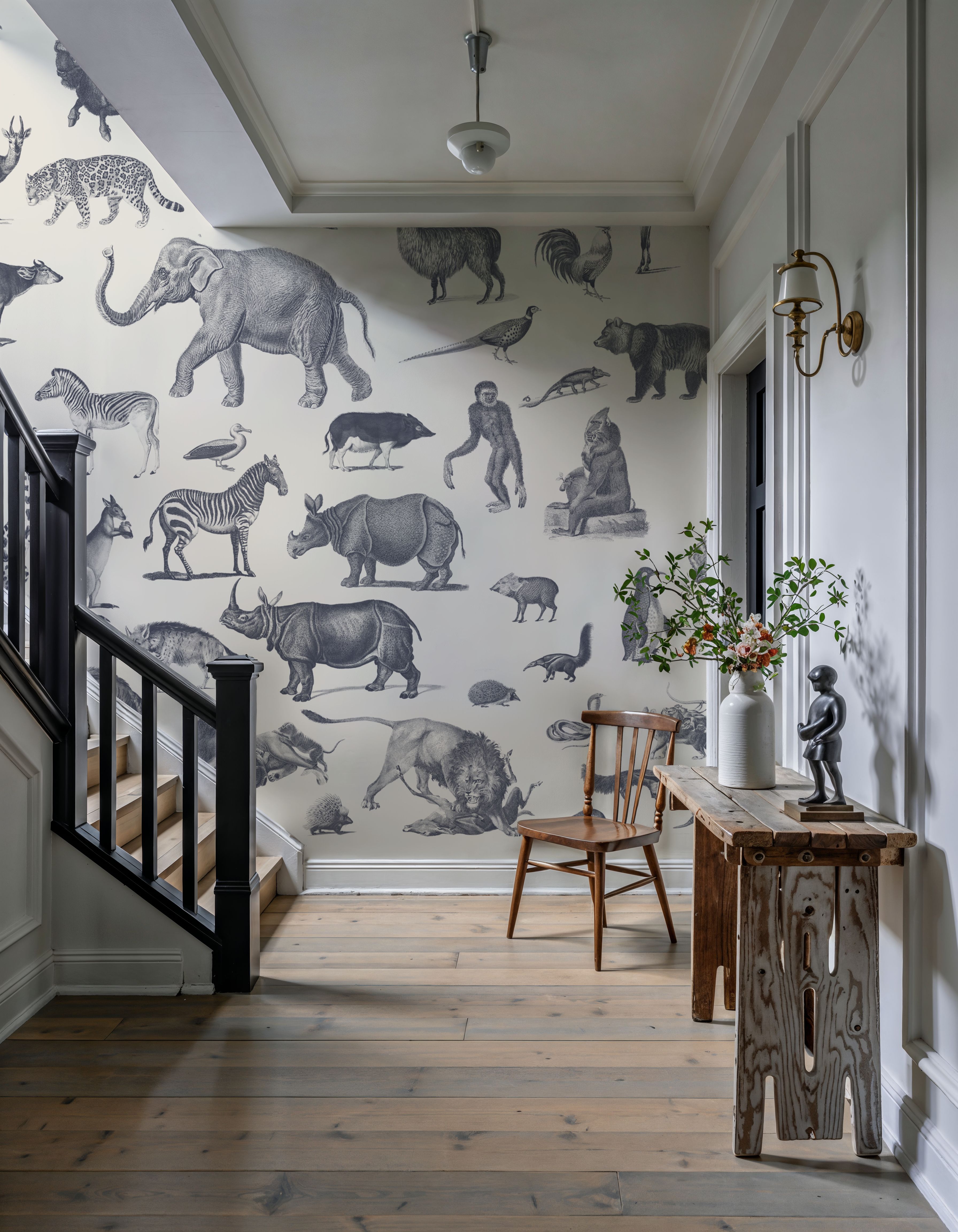 Vintage Animals, Soft Grey