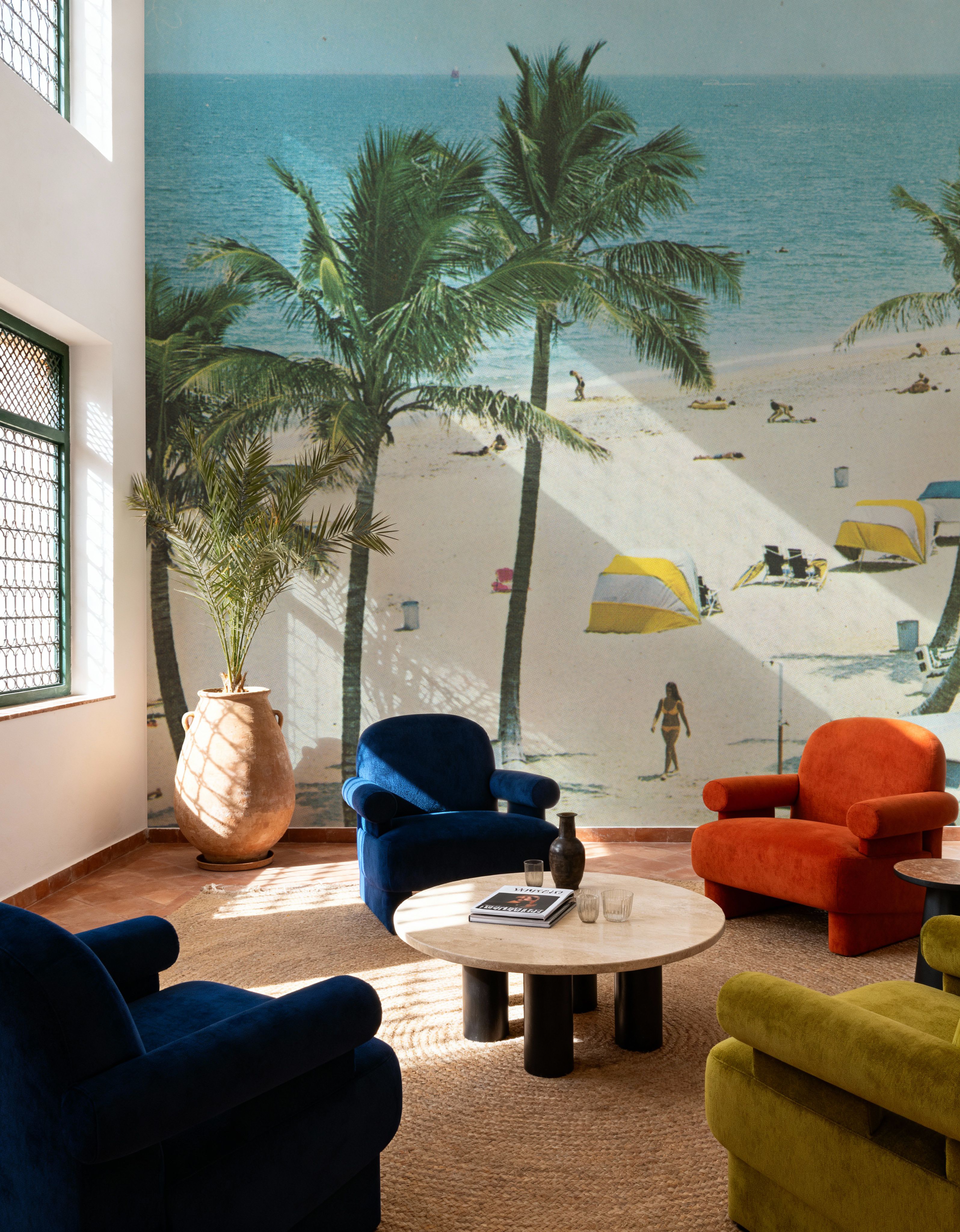 Greetings from Palm Beach Chill - Screenprint Postcard