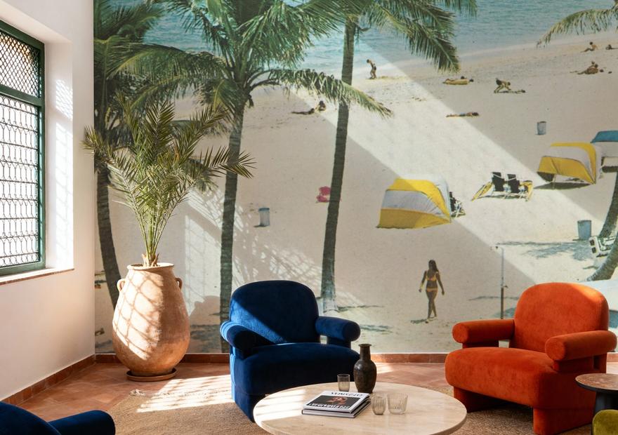 Greetings from Palm Beach Chill - Screenprint Postcard