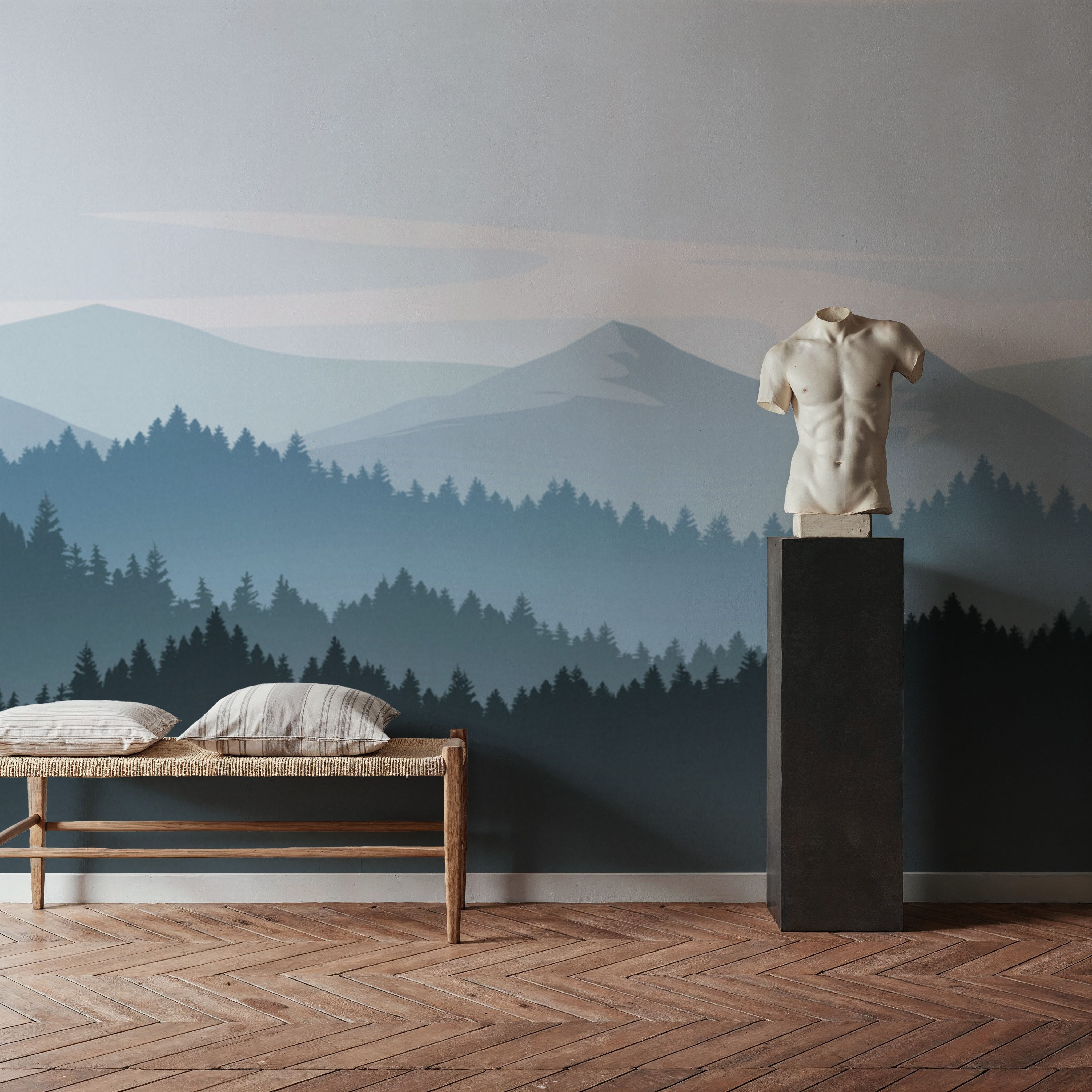 Mountain Blues in Paper