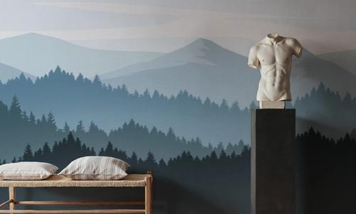 Mountain Blues in Paper