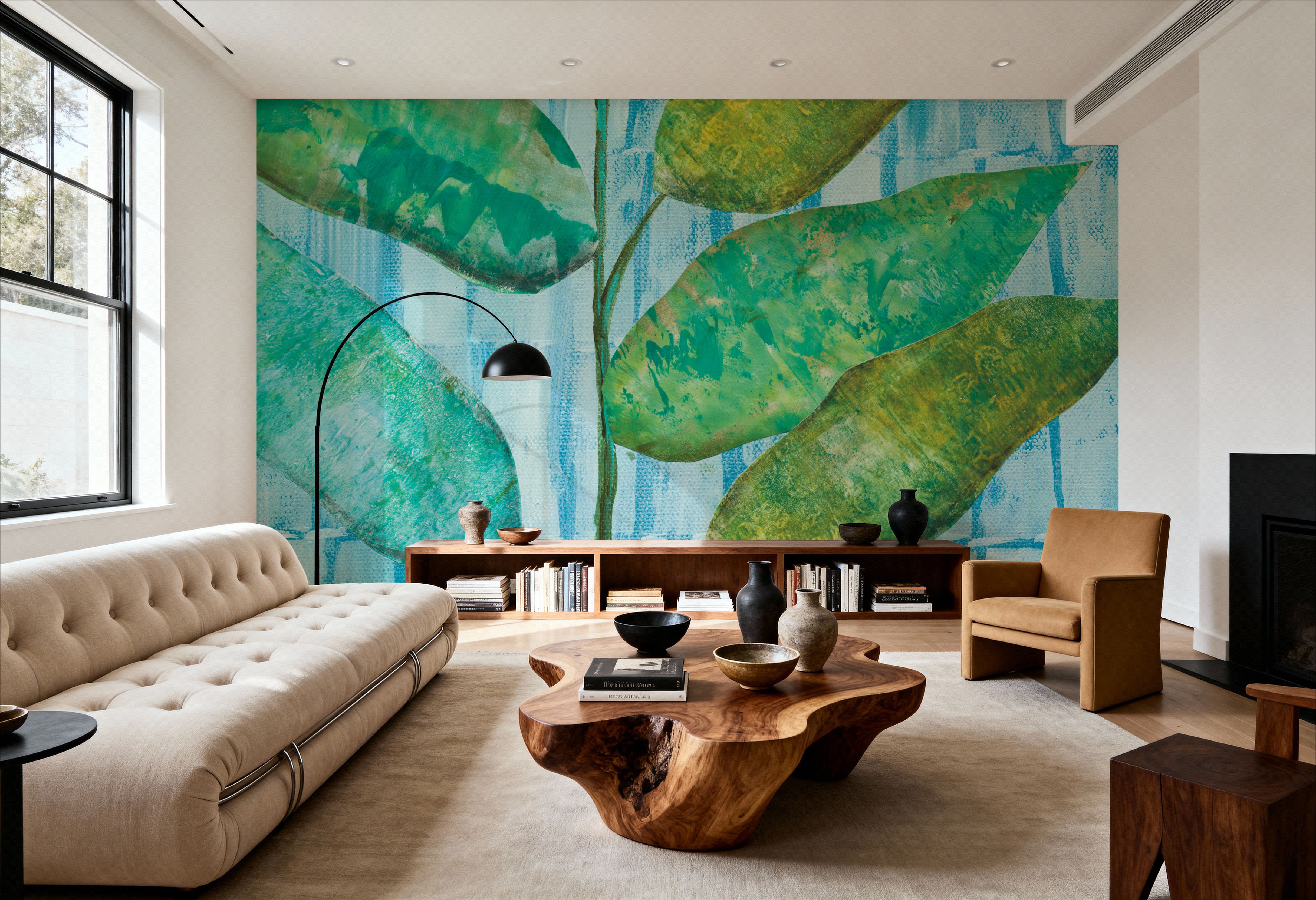 Lively Leaves, Wallpaper