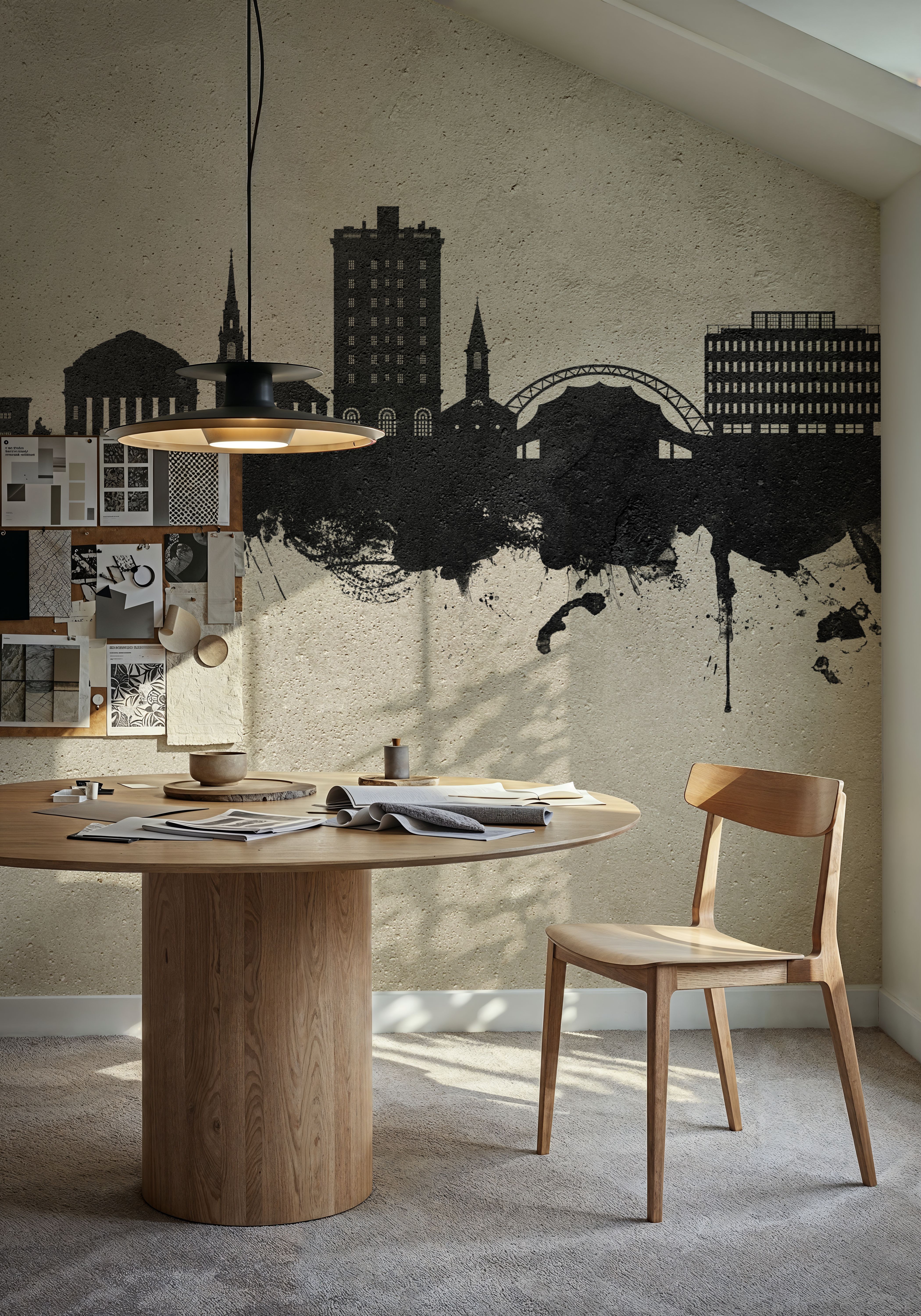 Charlottesville Virginia Skyline Concrete