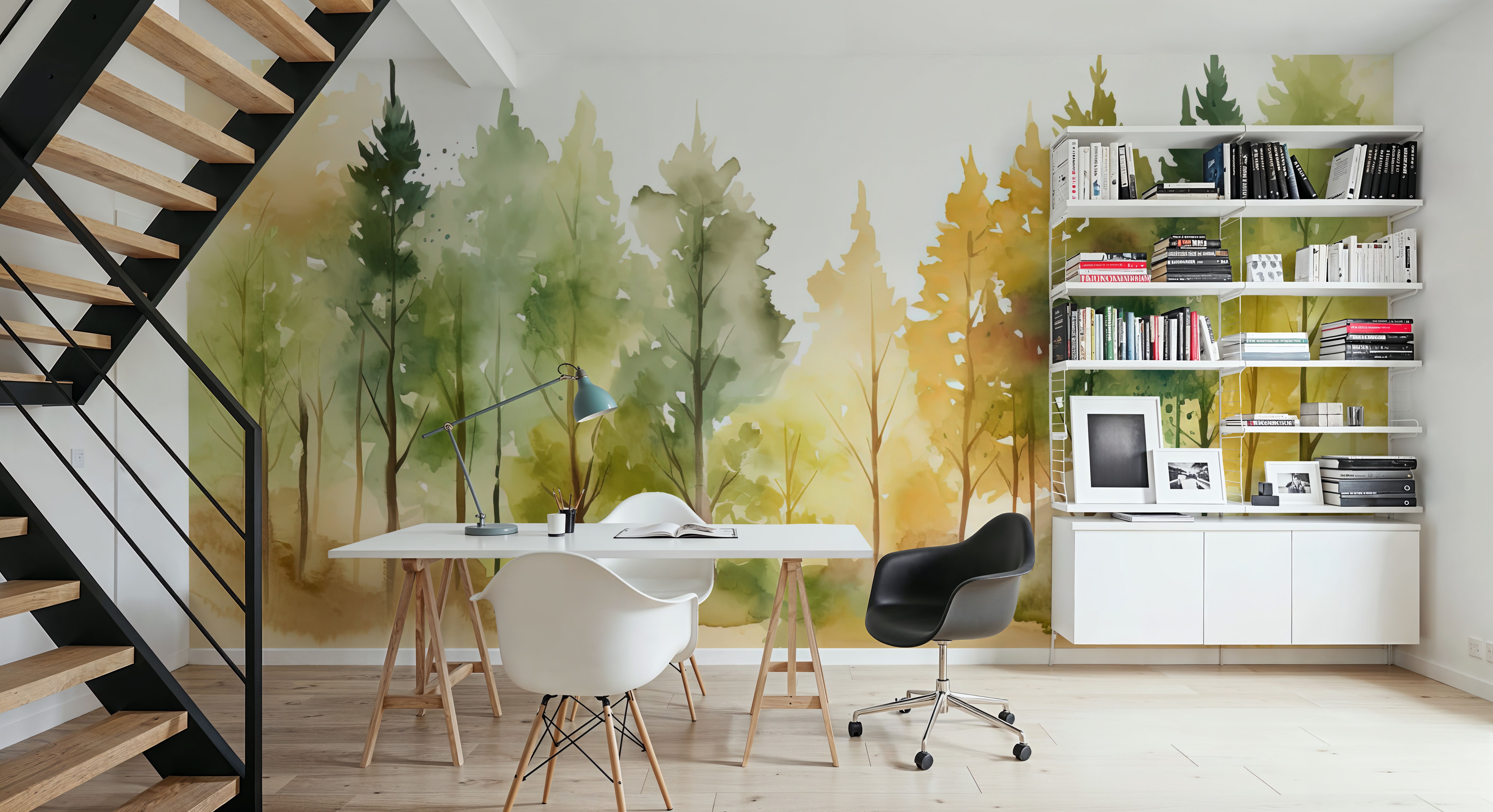 Watercolor Woods, Wallpaper