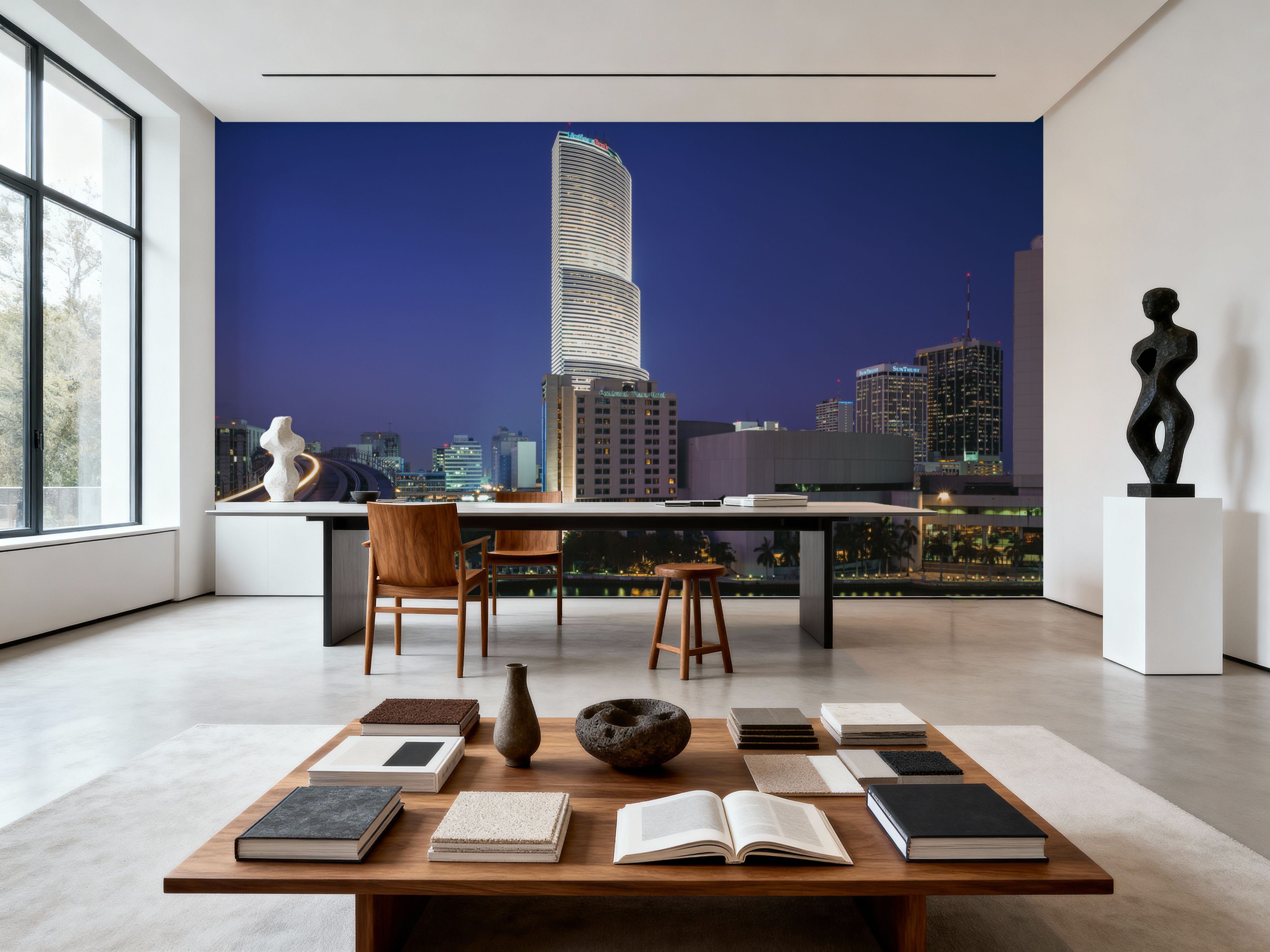 Deep Blue Twilight Metropolis