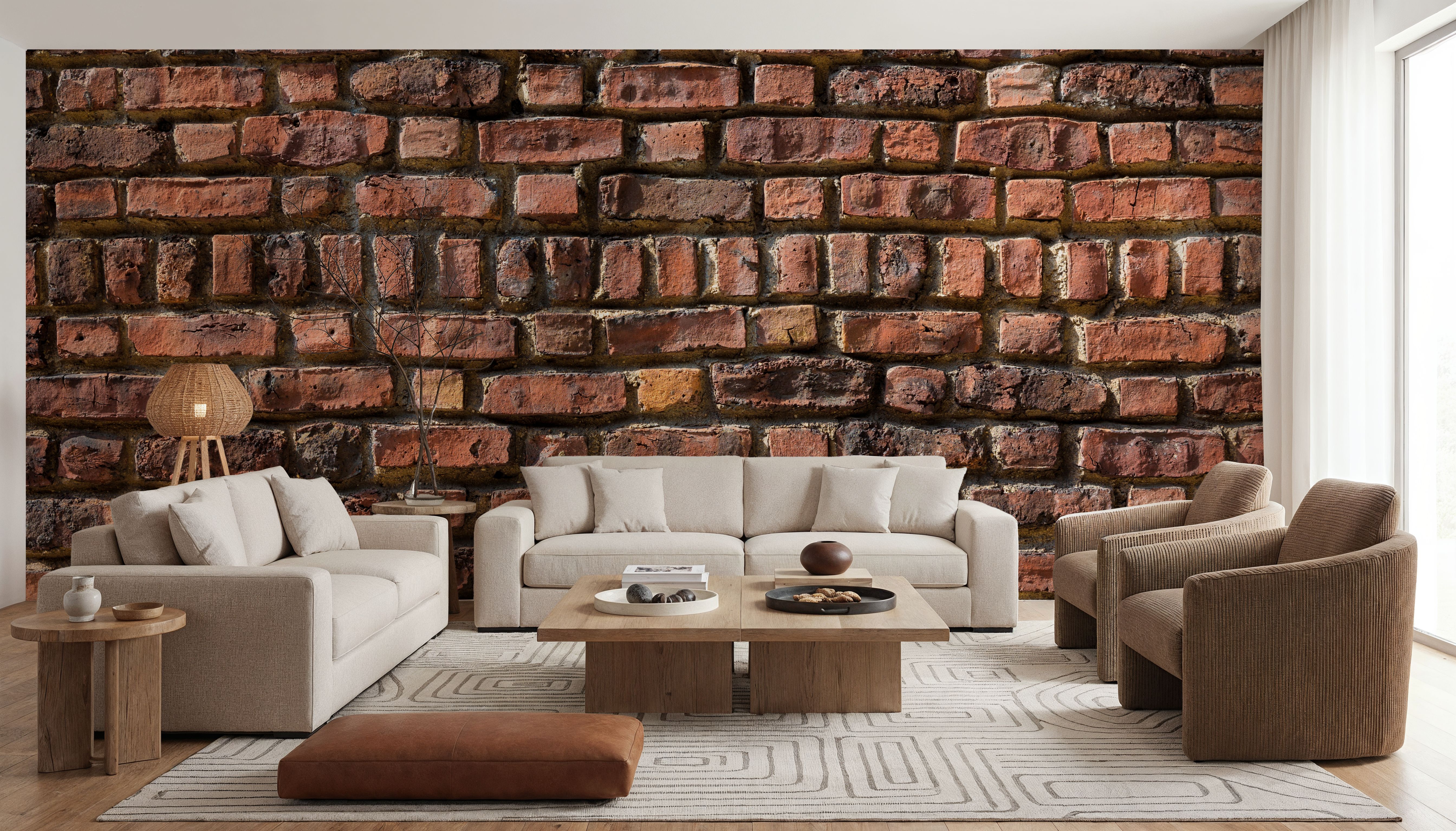 West Village Brick Wall, Wallpaper