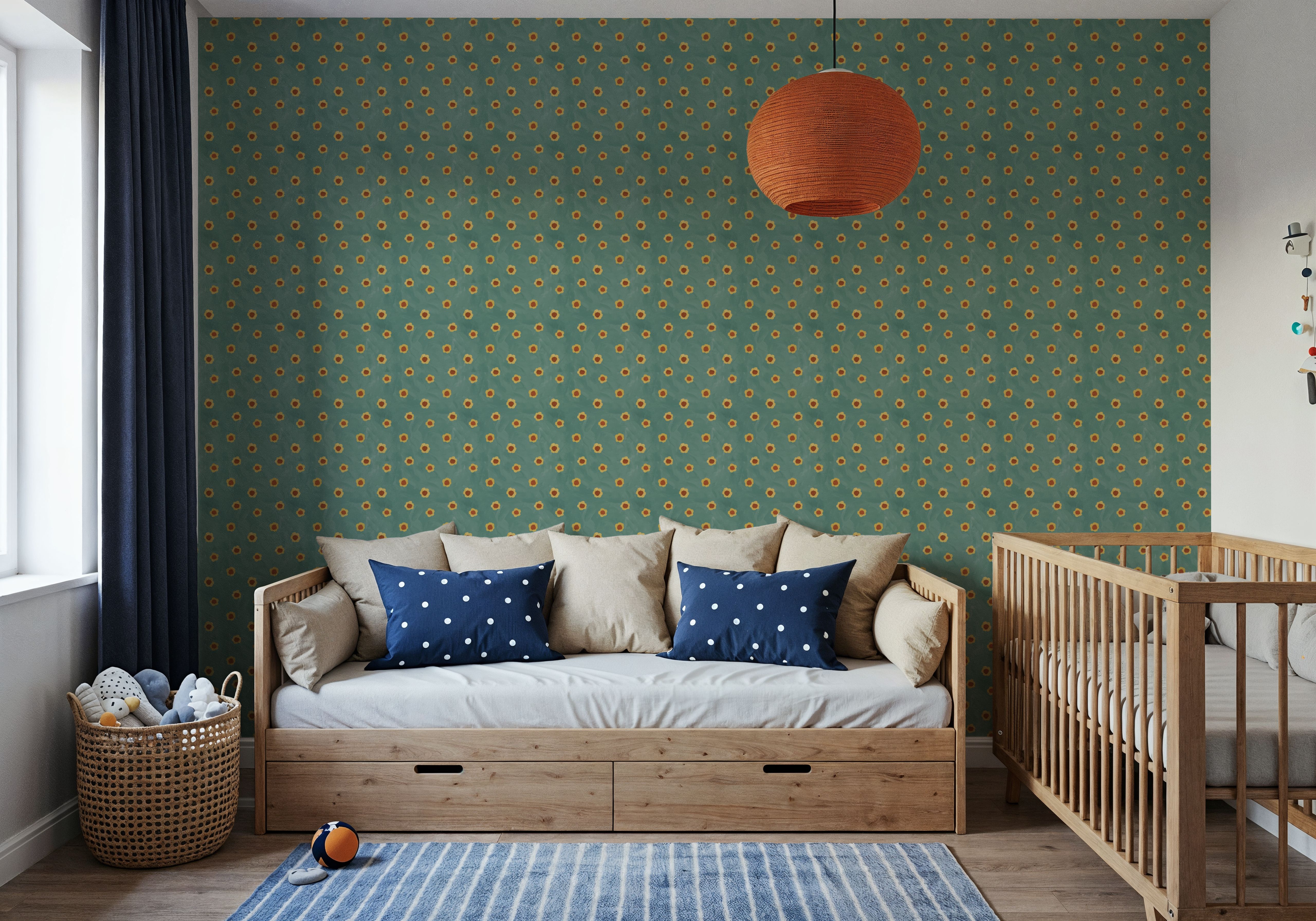 Autumn Buds Turqouise