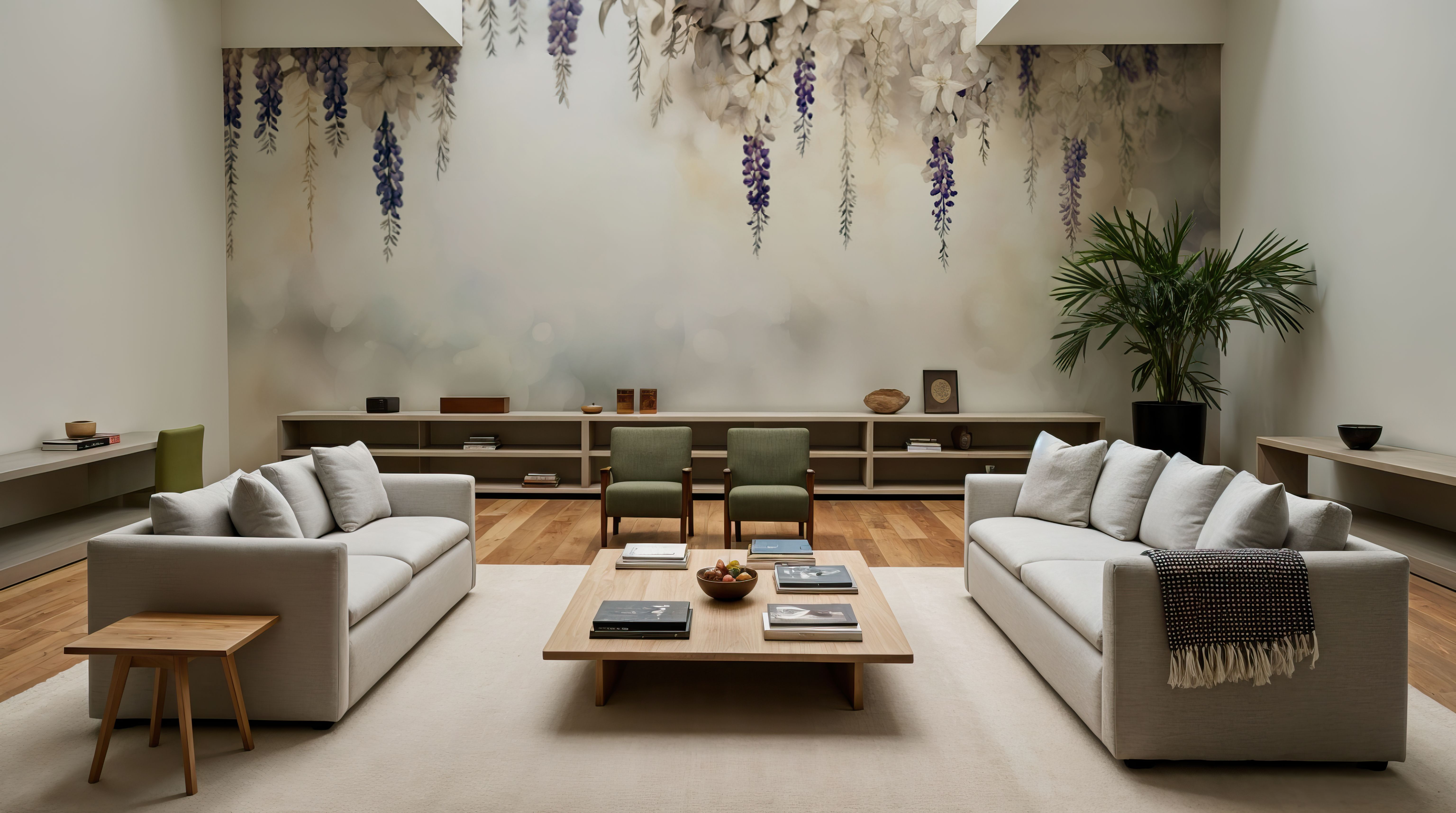 Gentle Wisteria Garden Warm