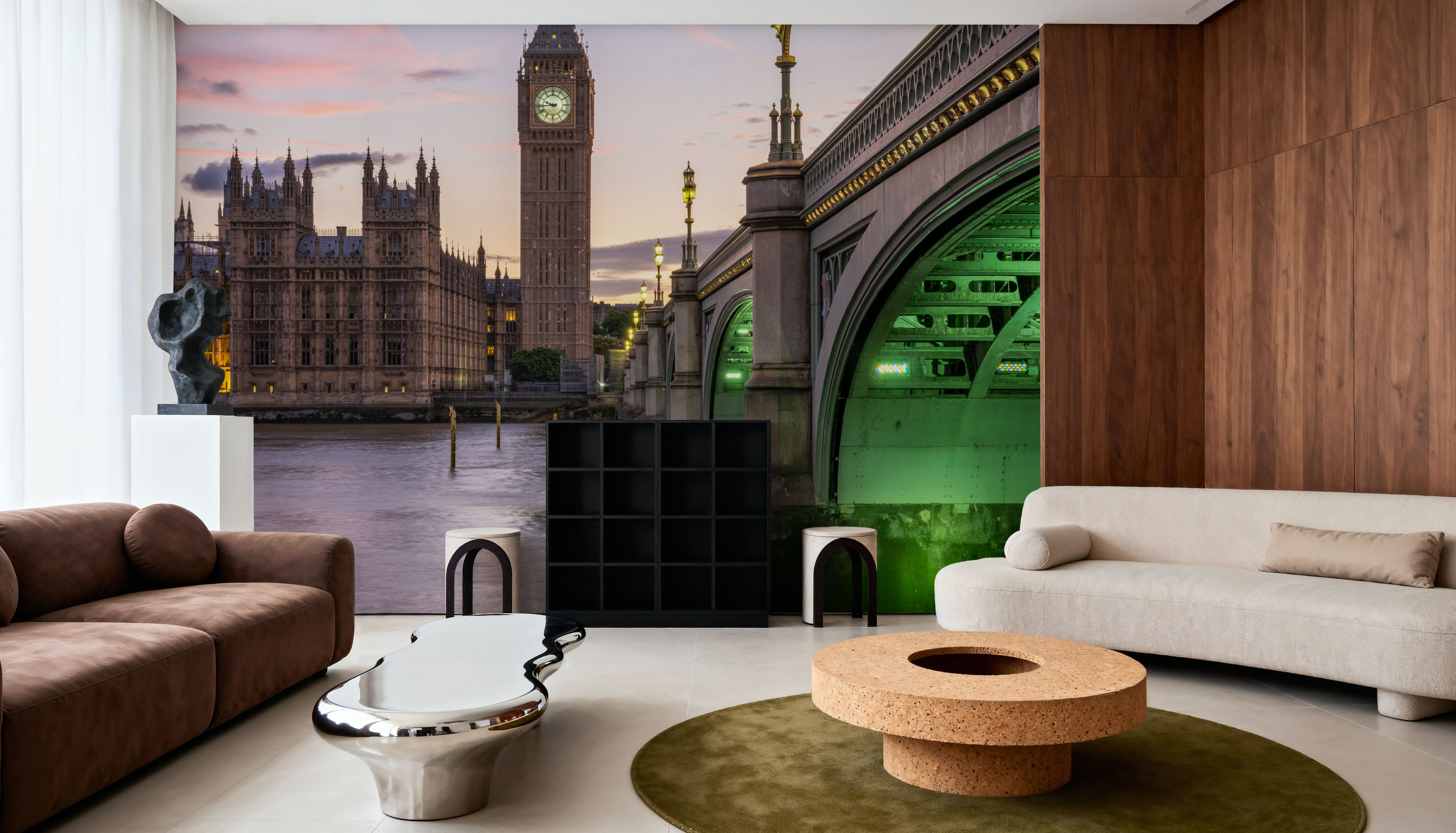 Big Ben and Westminster Bridge at Sunset