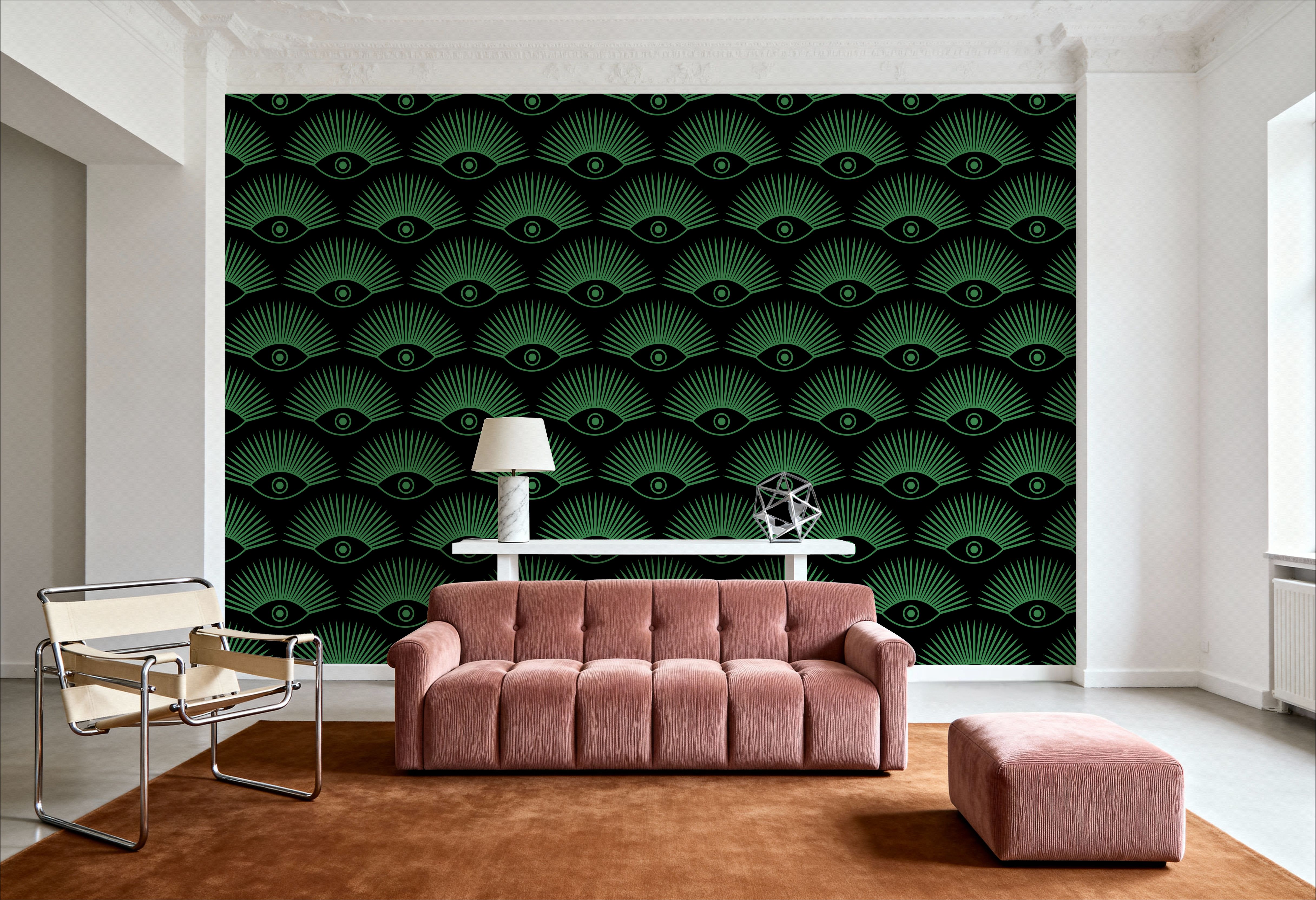 Art Deco Eye, Emerald