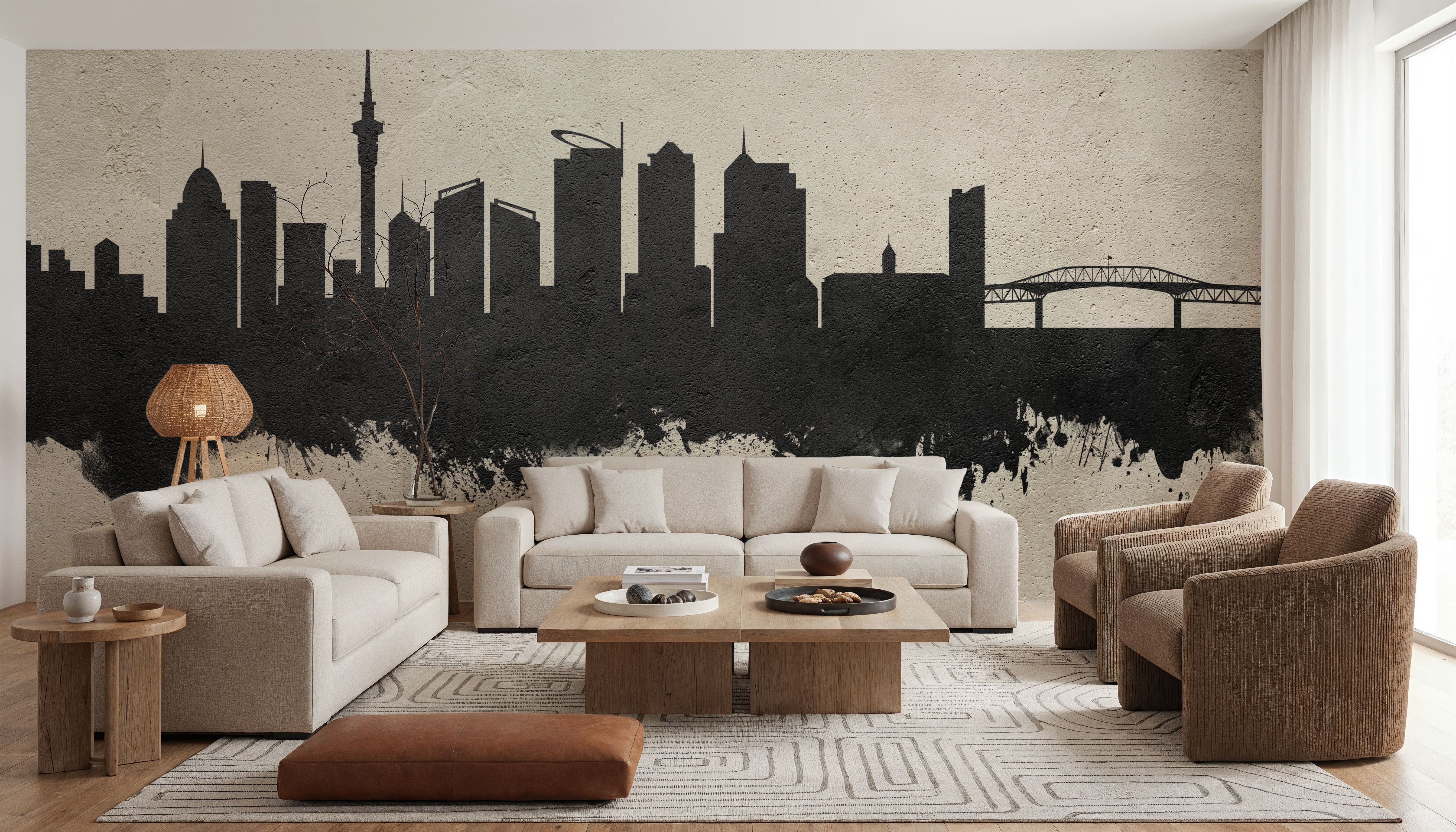 Auckland New Zeeland Skyline Concrete