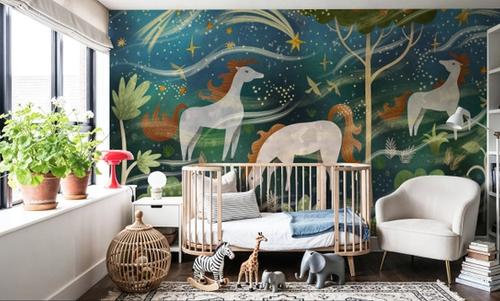 Enchanted Horses, Midnight Blue