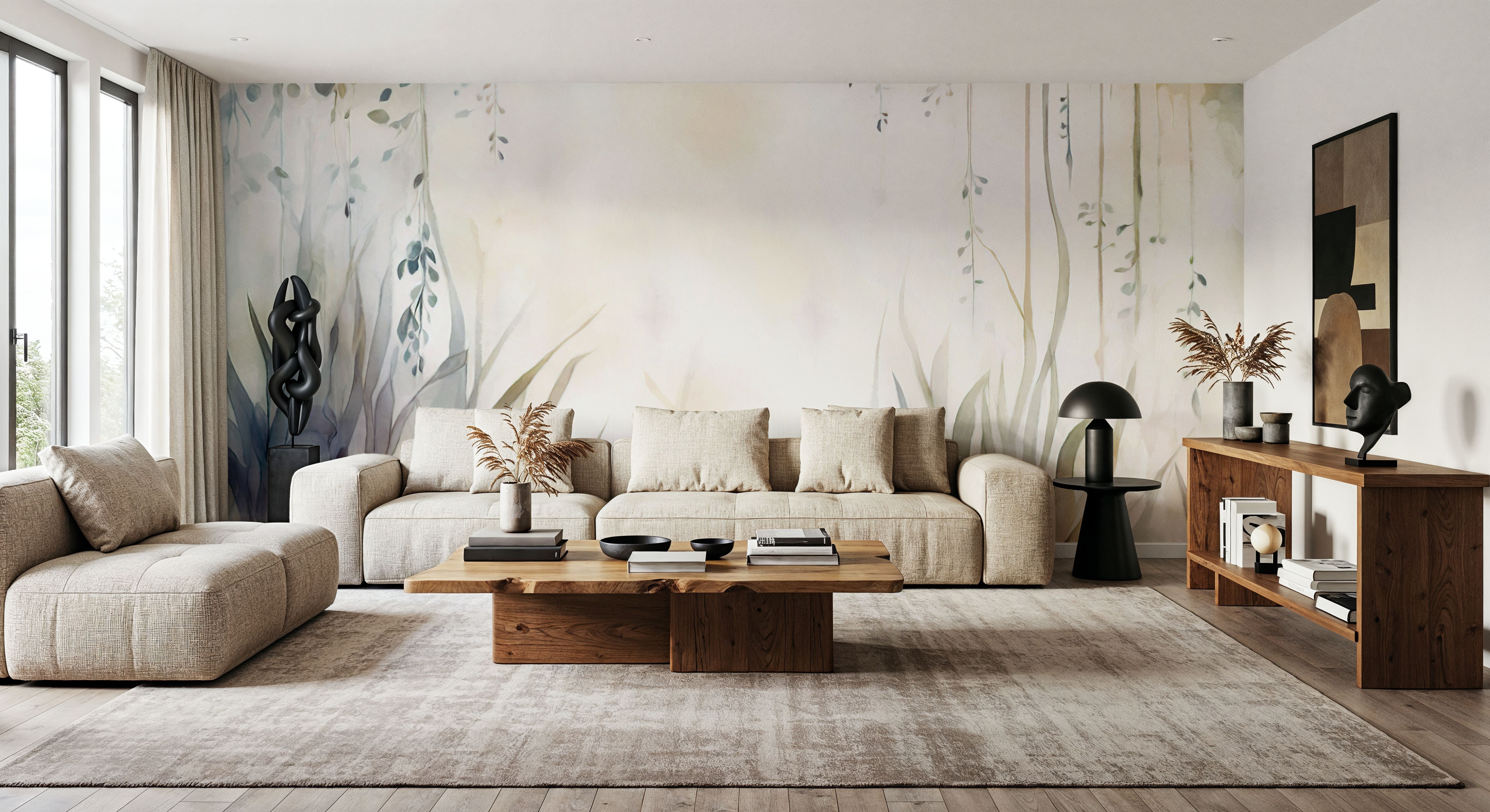 Transparent Garden Fall, Wallpaper