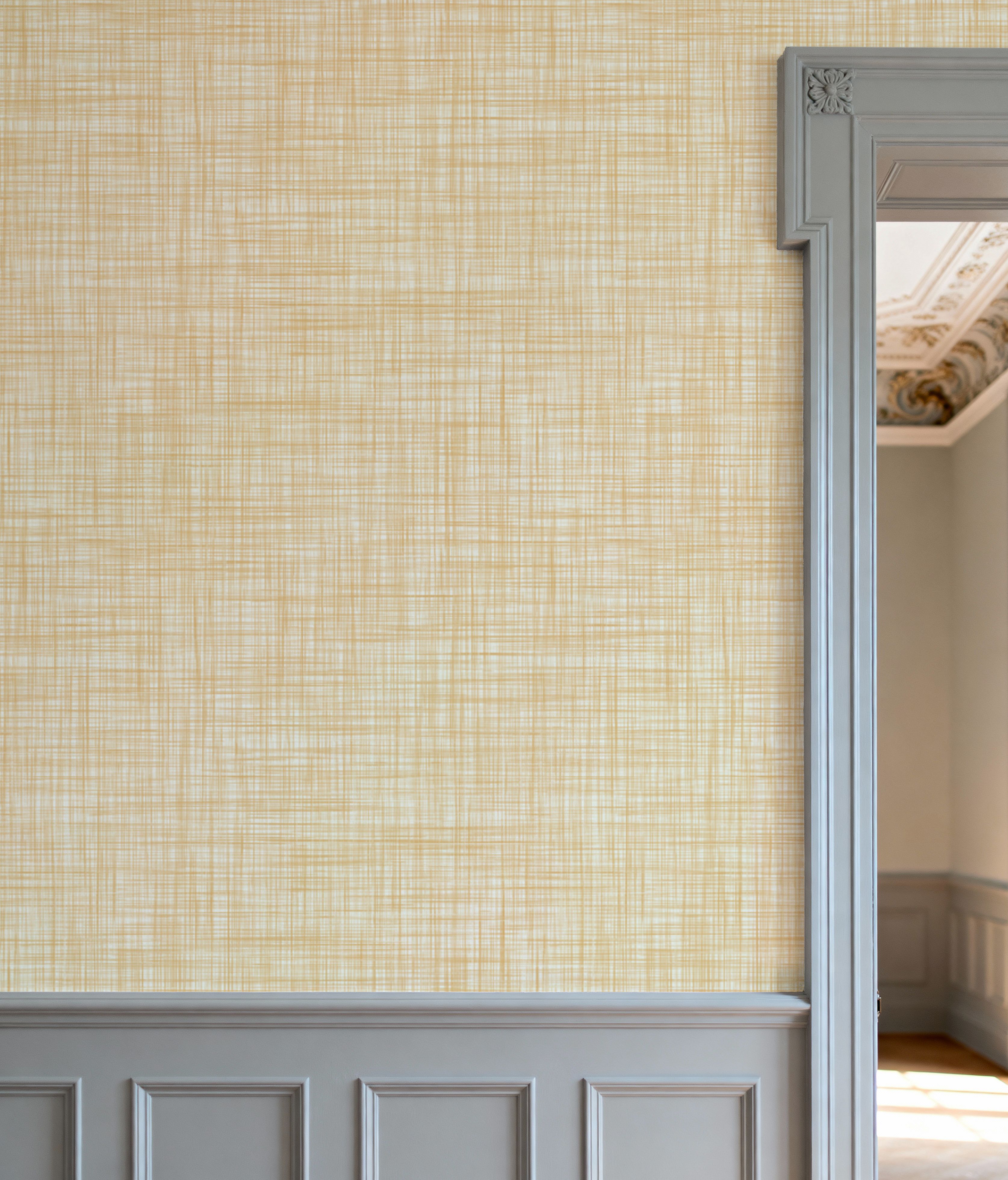 Mottled Linen Effect, Citrus