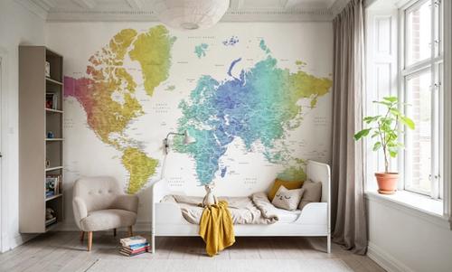World Map Cities - Adrius