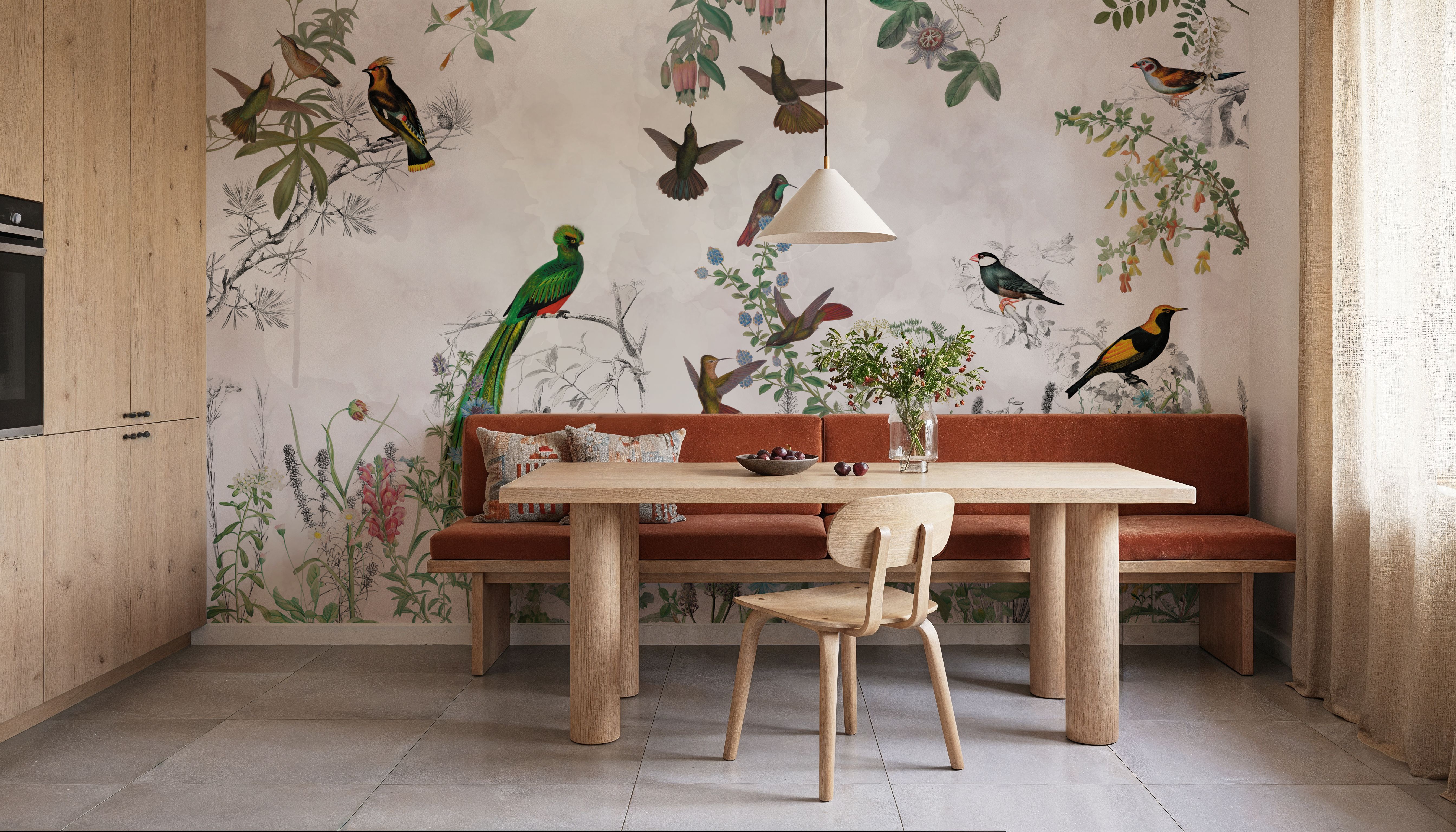 Fields of Birds and Flowers