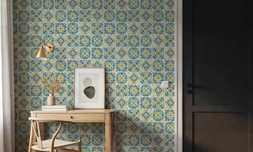 Maritime Tiles Yellow and Blue