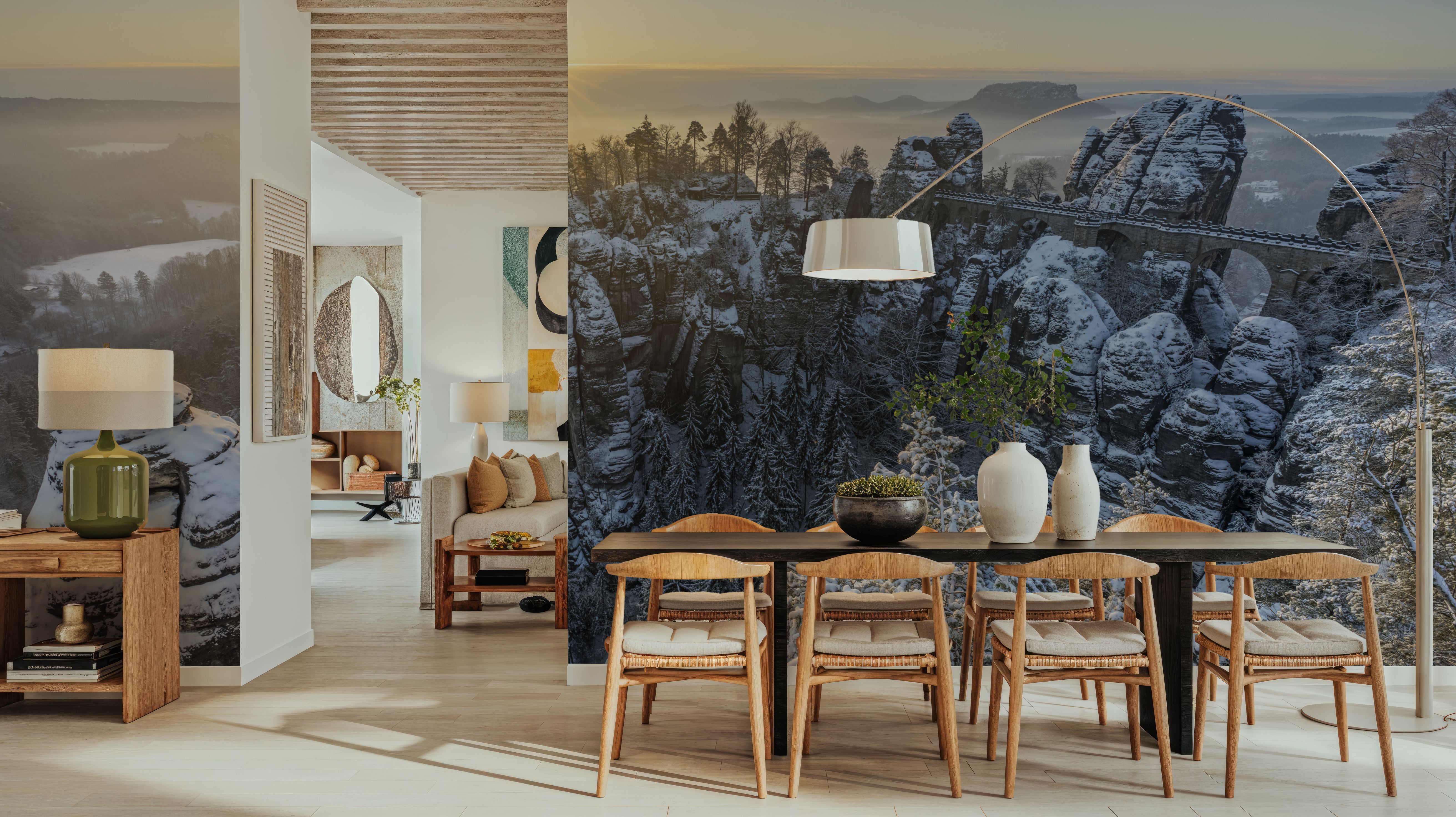 Bastei Bridge Sunset, Wallpaper